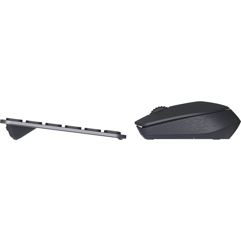 Комплект беспроводной клавиатура + мышь Rapoo 9010M, Bluetooth/Wireless, Темно-серый 6940056128546