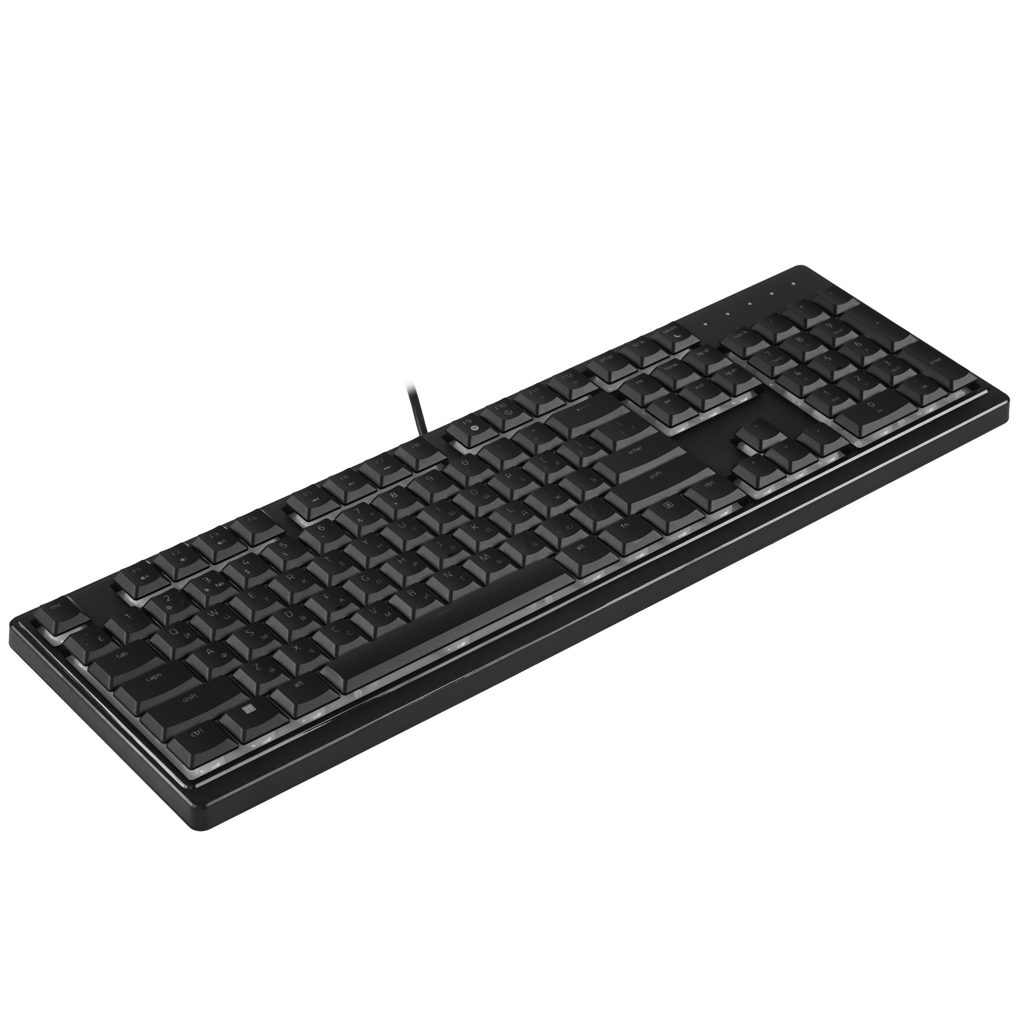 Клавиатура проводная игровая мембранная  Razer Ornata V3 X,черный (RZ03-04470100-R3M1)