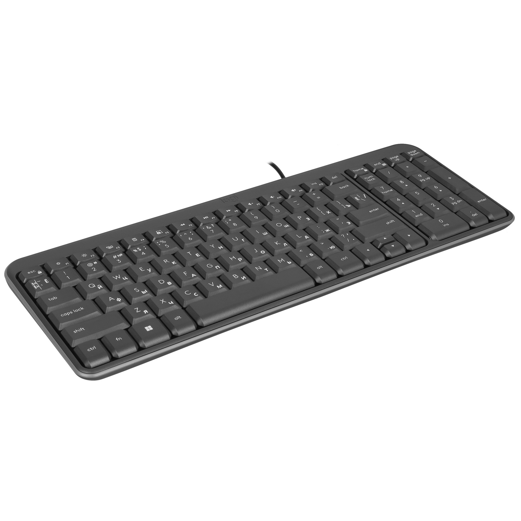 Клавиатура проводная Logitech K106 Черный (920-013902)