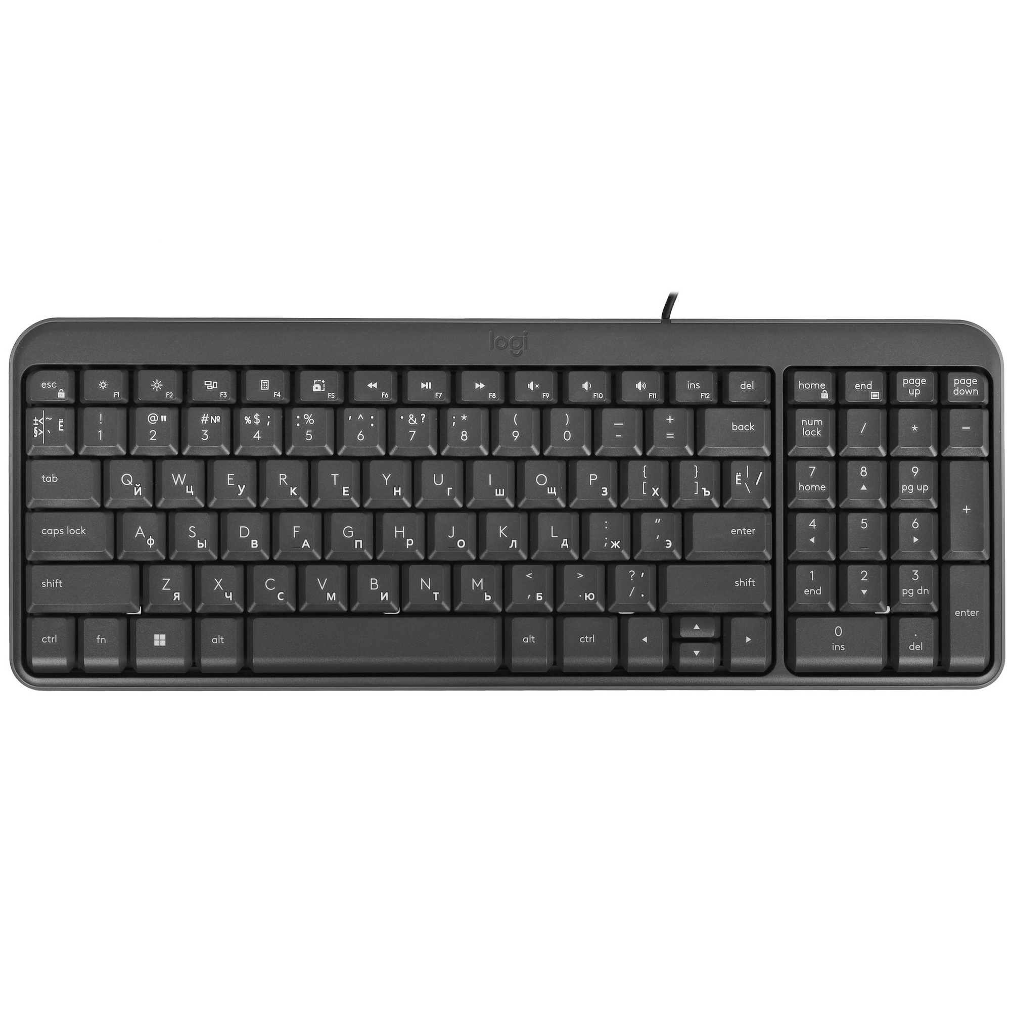 Клавиатура проводная Logitech K106 Черный (920-013902)