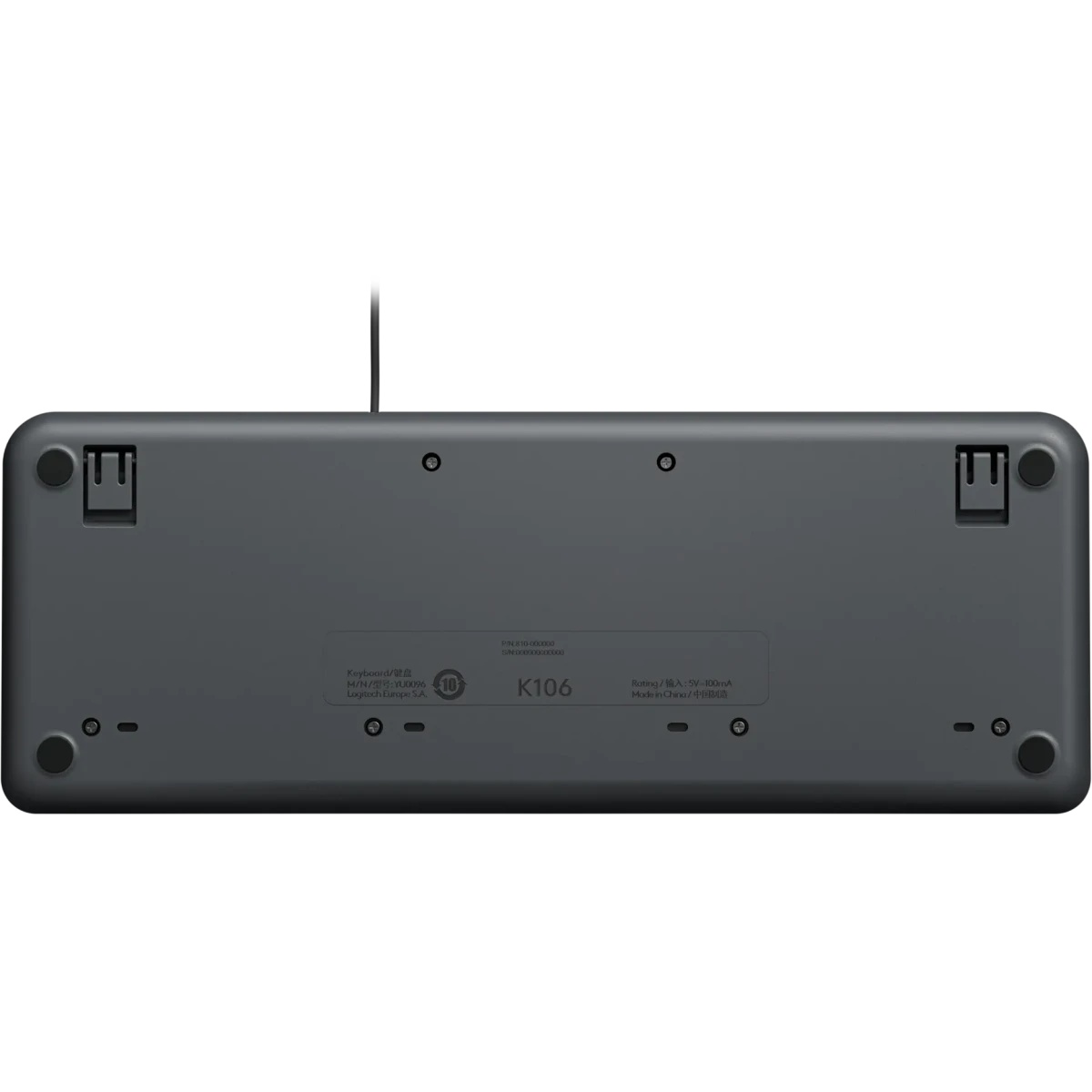 Клавиатура проводная Logitech K106 Черный (920-013902)