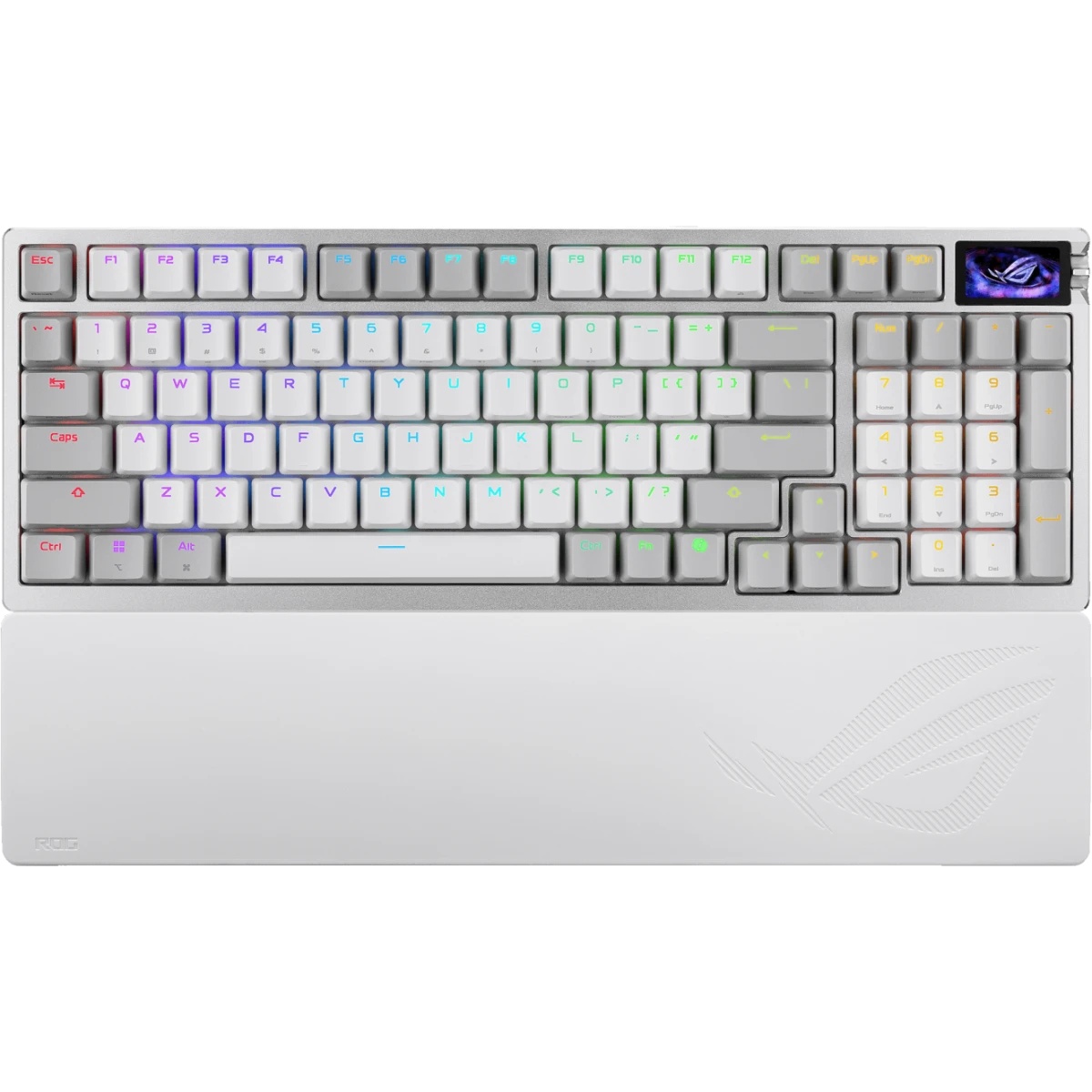 Клавиатура ASUS M901 ROG AZOTH 96 HE/WHT/HFXV2/RU/ABS/ ASUS M901 ROG AZOTH 96 HE/WHT/HFXV2/RU/ABS