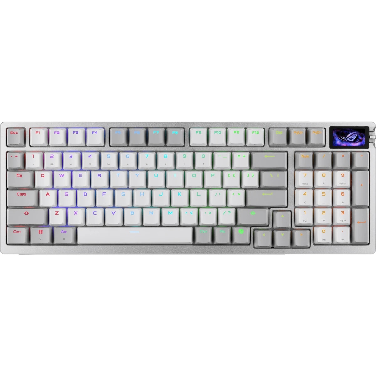 Клавиатура ASUS M901 ROG AZOTH 96 HE/WHT/HFXV2/RU/ABS/ ASUS M901 ROG AZOTH 96 HE/WHT/HFXV2/RU/ABS