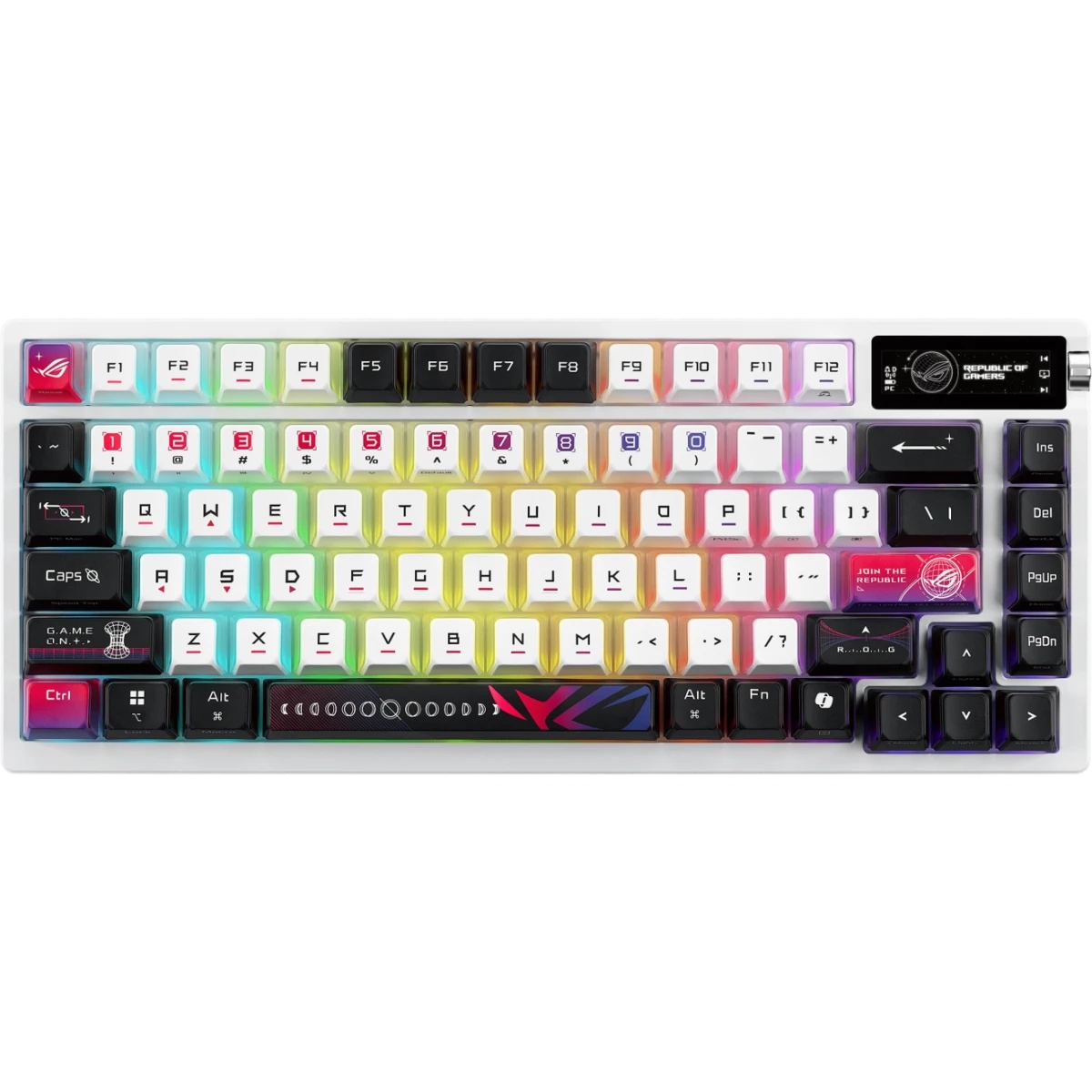Клавиатура ASUS M704 ROG AZOTH X/NXSWV2/RU/PBT/ ASUS M704 ROG AZOTH X/NXSWV2/RU/PBT