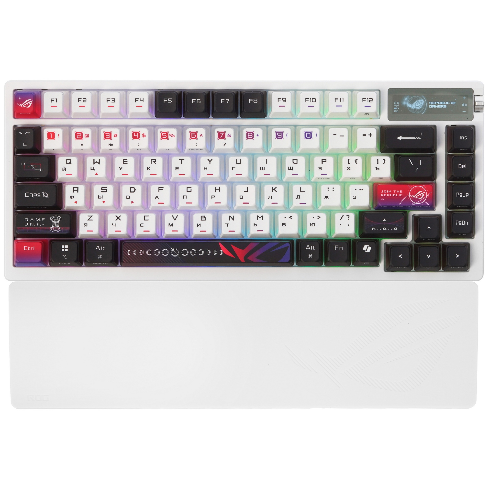 Клавиатура ASUS M704 ROG AZOTH X/NXSWV2/RU/PBT/ ASUS M704 ROG AZOTH X/NXSWV2/RU/PBT