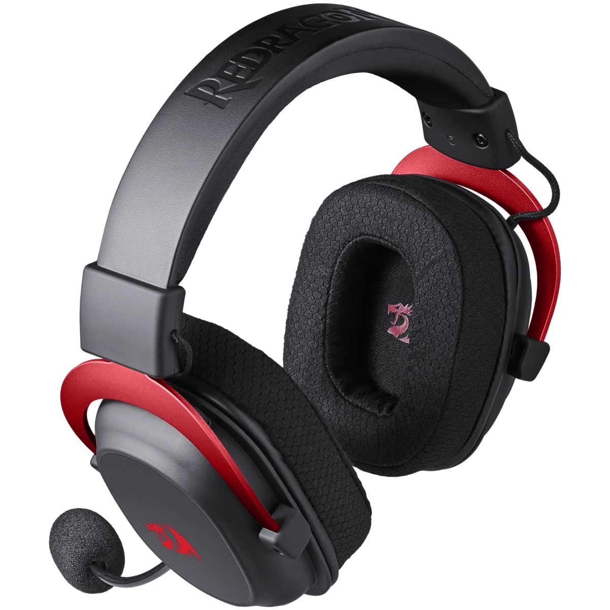 REDRAGON ZEUS CV игровая гарнитура (USB, 53 мм, 2.5 м. кабель, расширенный комплект, черная)
