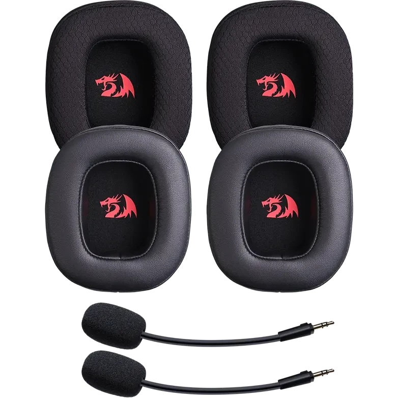 REDRAGON ZEUS CV игровая гарнитура (USB, 53 мм, 2.5 м. кабель, расширенный комплект, черная)
