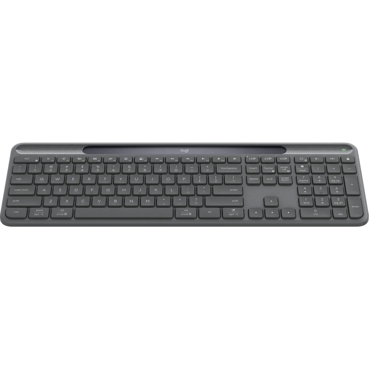 Клавиатура Logitech K980 графитовый беспроводная BT slim (920-013768)