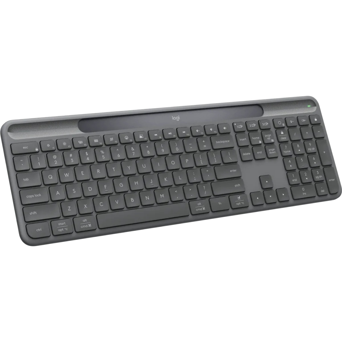 Клавиатура Logitech K980 графитовый беспроводная BT slim (920-013768)