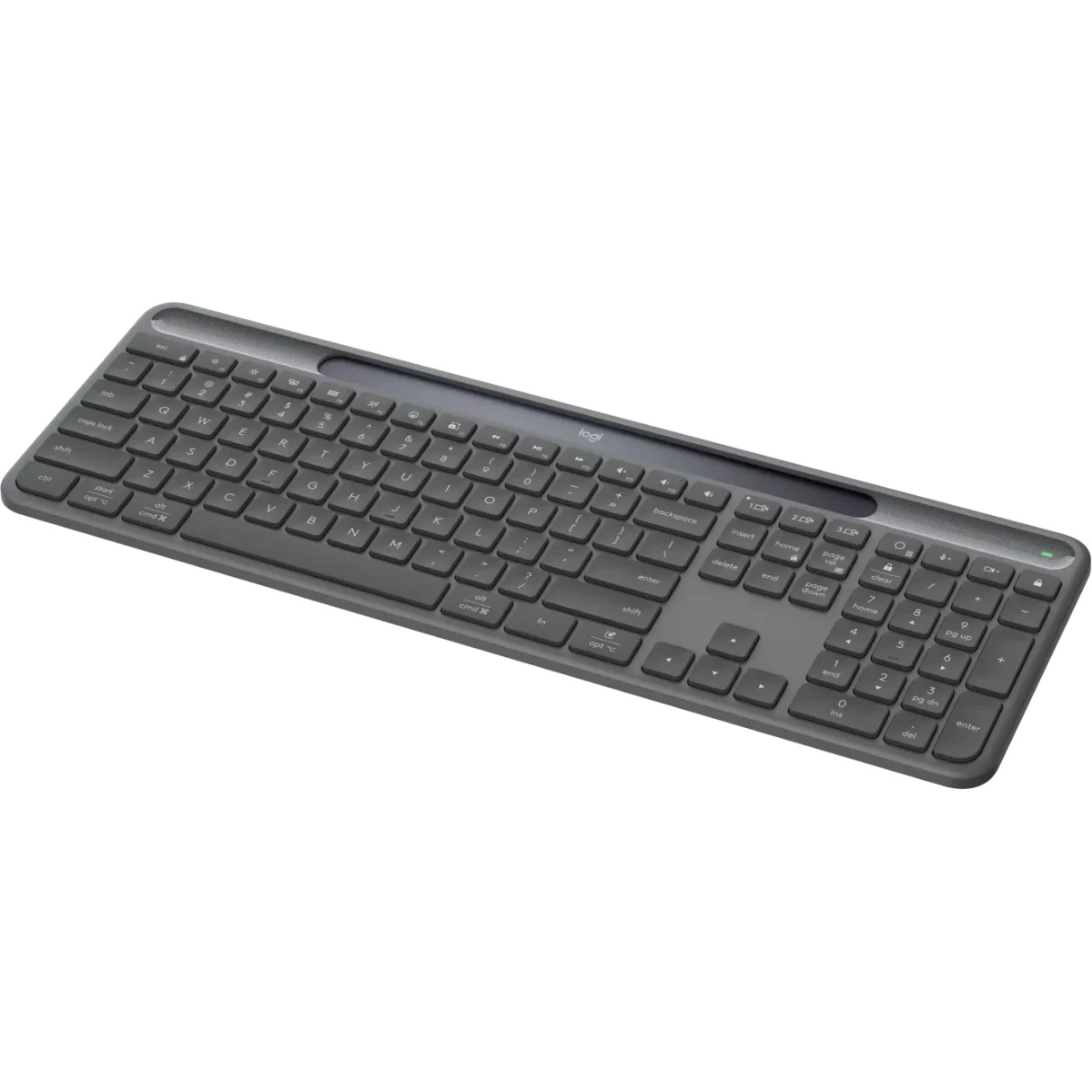 Клавиатура Logitech K980 графитовый беспроводная BT slim (920-013768)