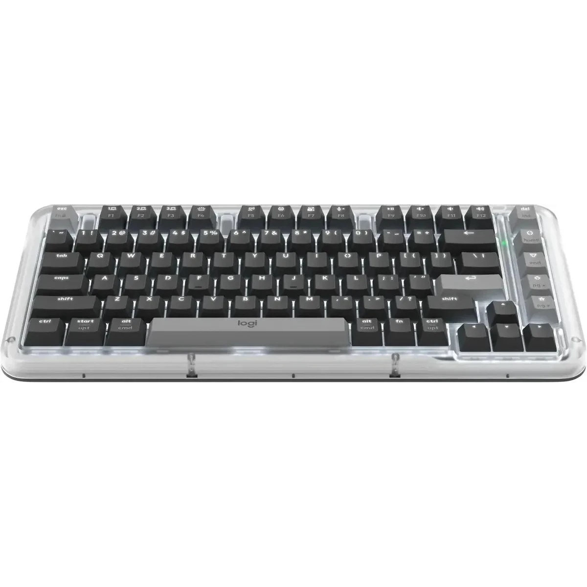 Клавиатура Logitech K75M механическая графитовый USB беспроводная BT/Radio Multimedia (подставка для