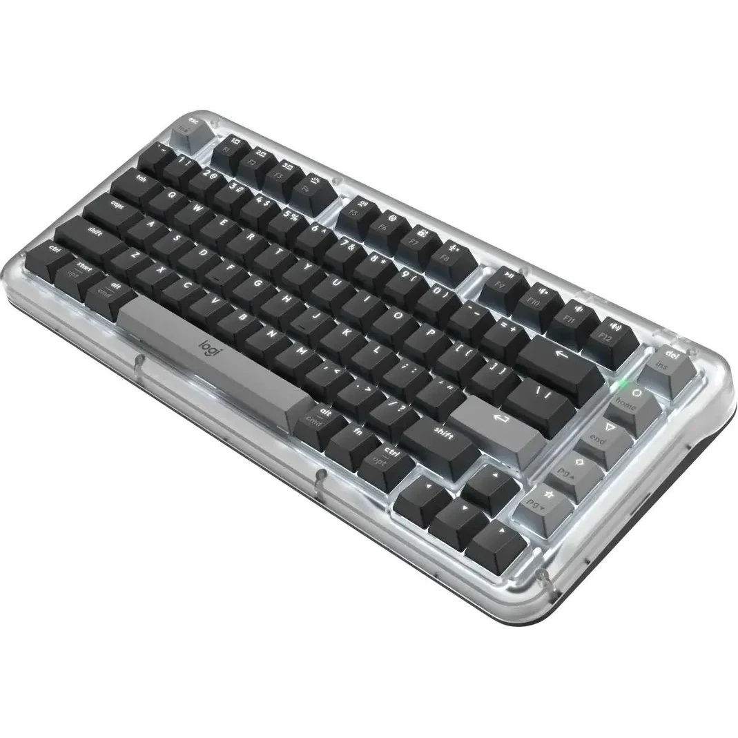 Клавиатура Logitech K75M механическая графитовый USB беспроводная BT/Radio Multimedia (подставка для