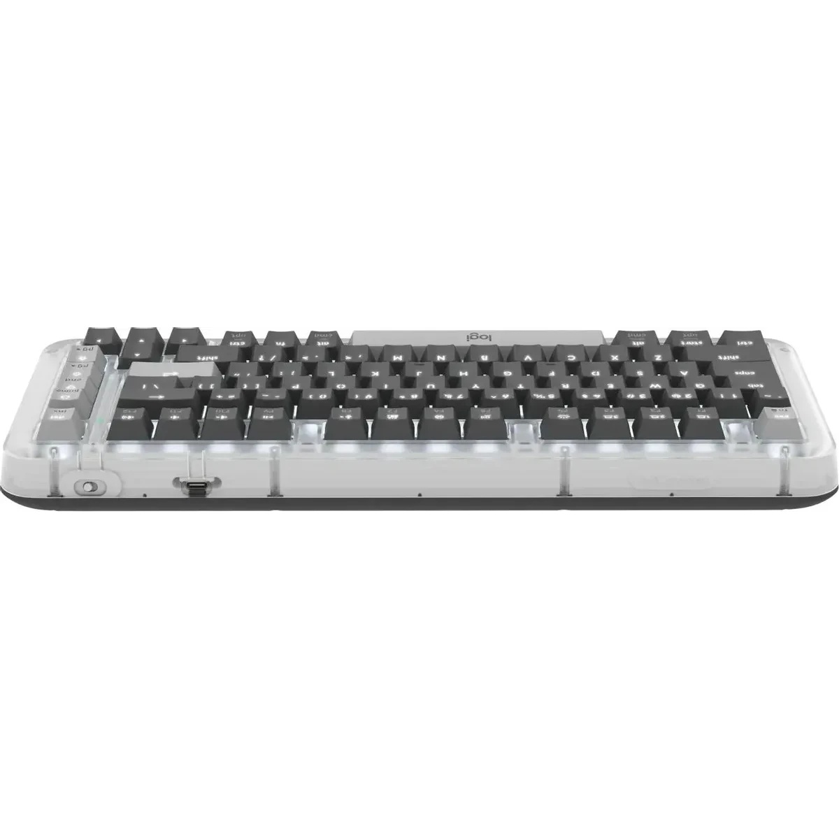 Клавиатура Logitech K75M механическая графитовый USB беспроводная BT/Radio Multimedia (подставка для