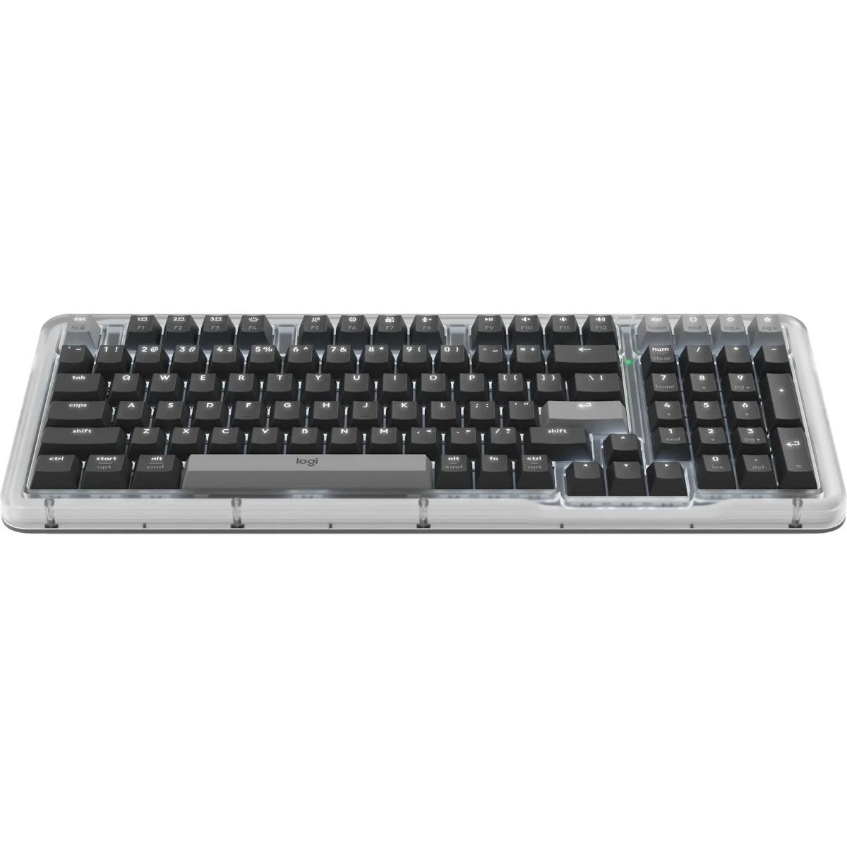 Клавиатура Logitech K98M механическая графитовый USB беспроводная BT/Radio Multimedia (подставка для