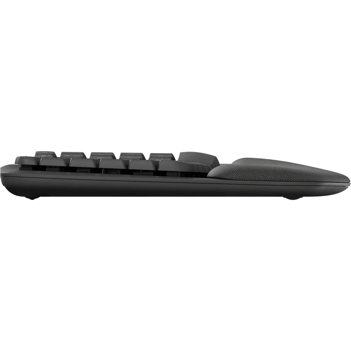 Клавиатура Logitech Wave Keys графитовый USB беспроводная BT/Radio slim Ergo LED (подставка для запя