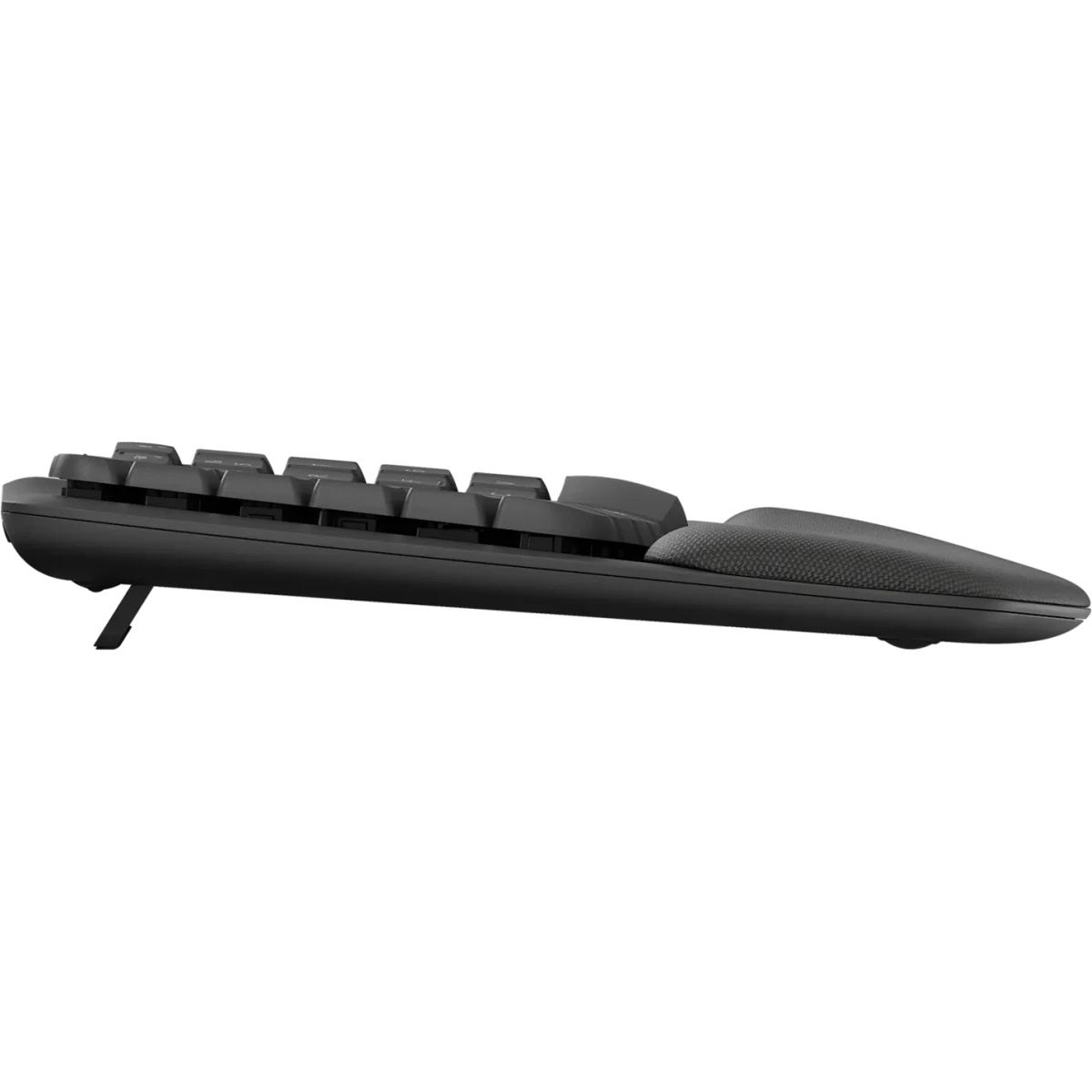 Клавиатура Logitech Wave Keys графитовый USB беспроводная BT/Radio slim Ergo LED (подставка для запя