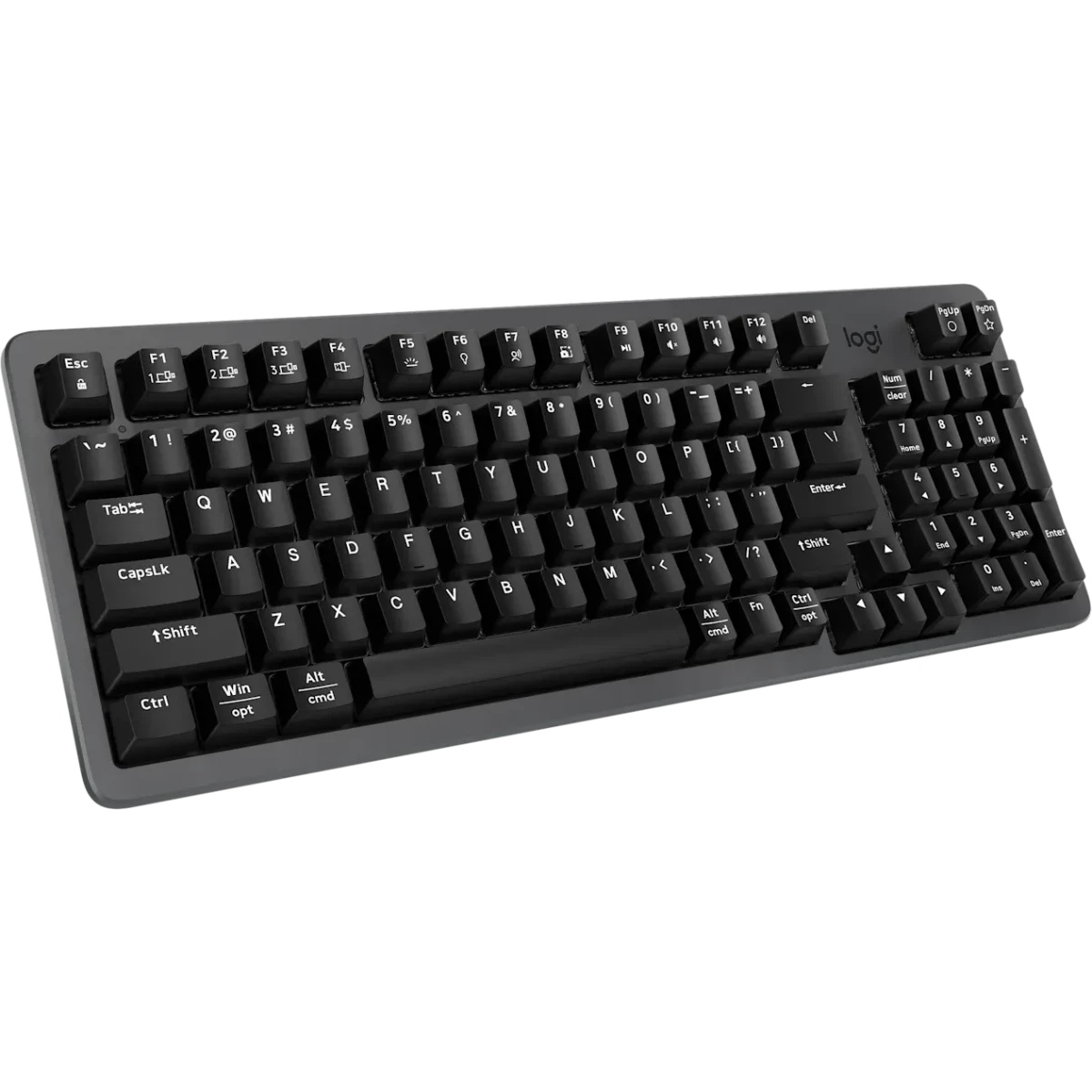 Клавиатура Logitech K868 механическая черный USB беспроводная BT/Radio (920-013912)
