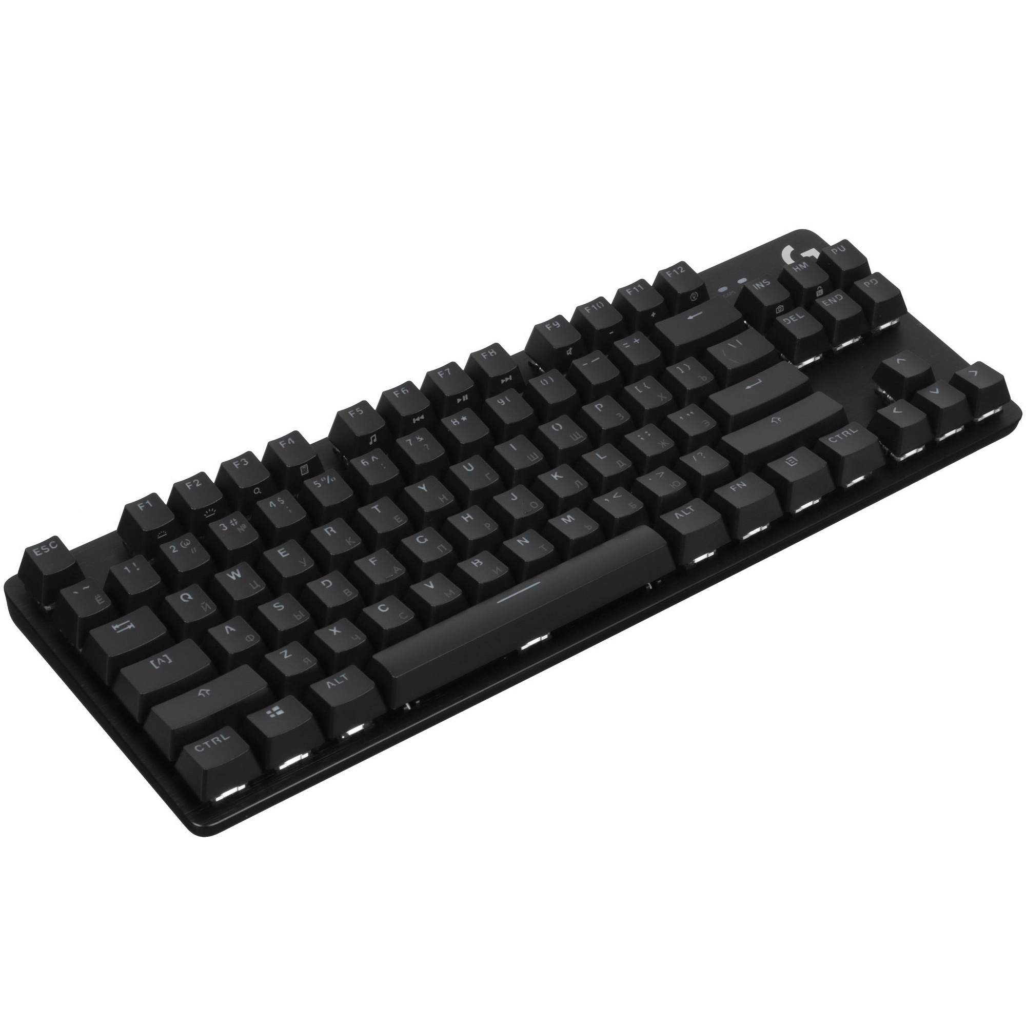 Клавиатура Logitech G413 TKL механическая черный USB for gamer LED