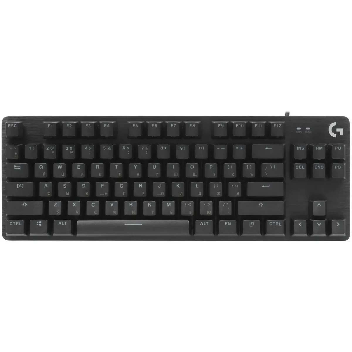 Клавиатура Logitech G413 TKL механическая черный USB for gamer LED