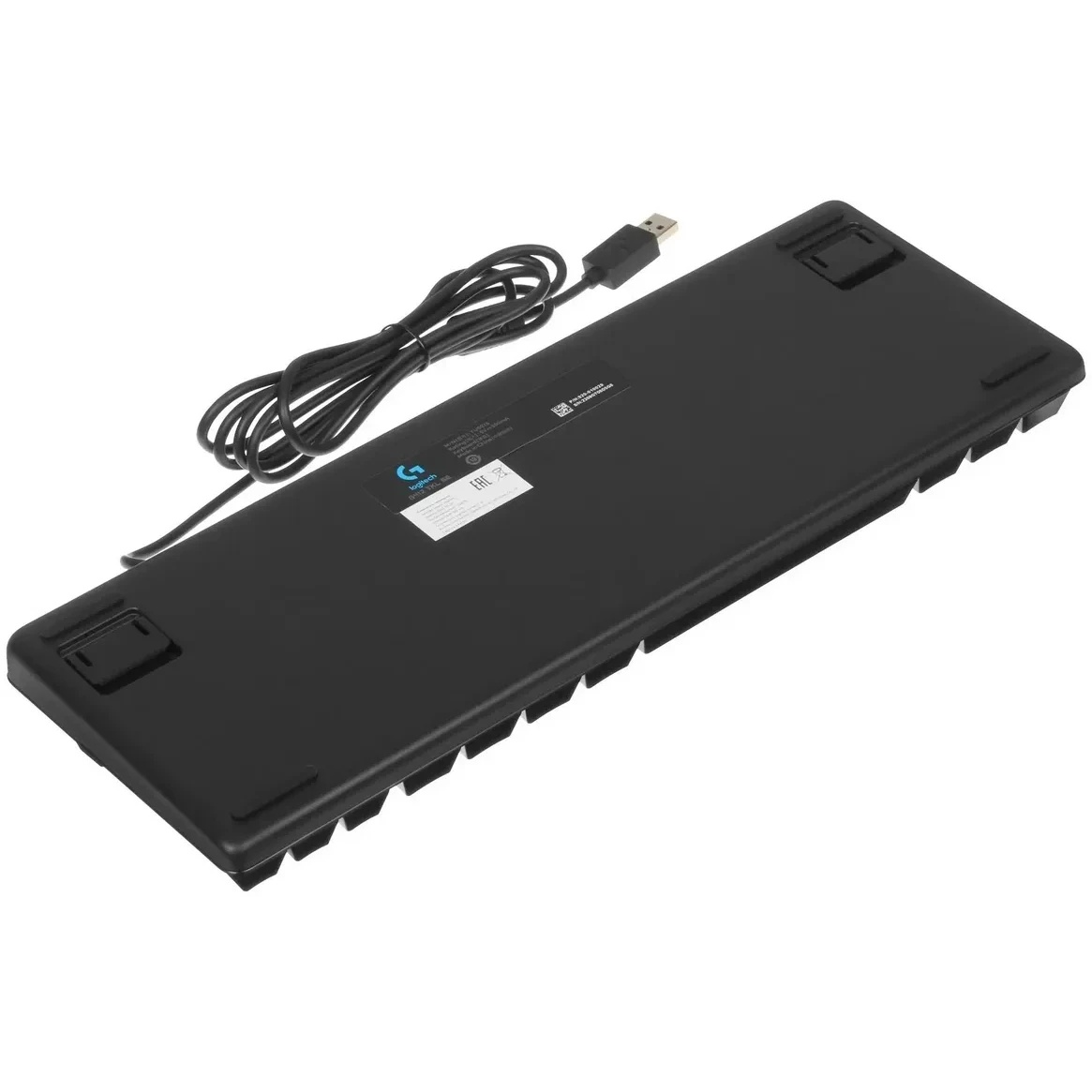 Клавиатура Logitech G413 TKL механическая черный USB for gamer LED