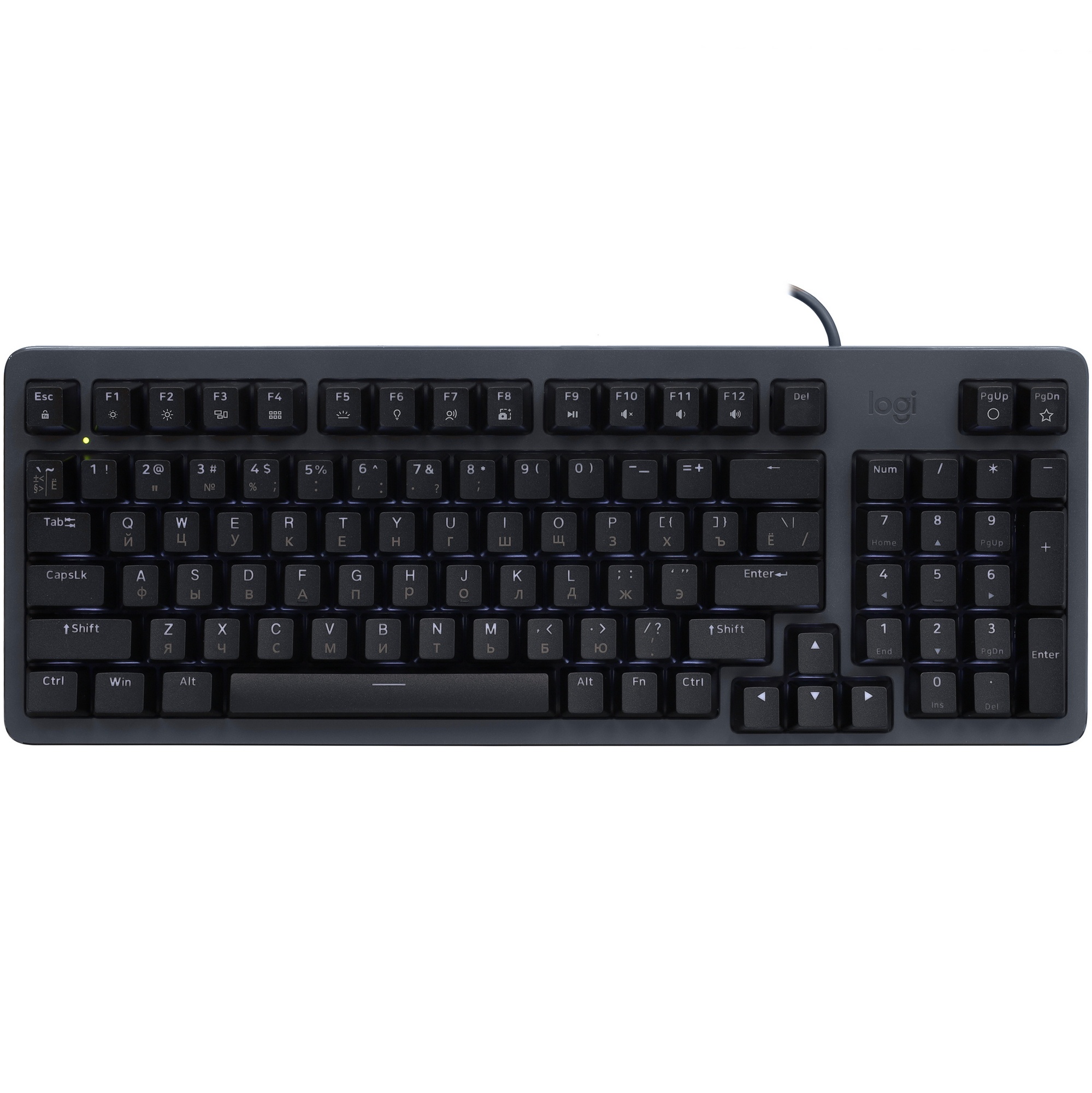 Клавиатура Logitech K848 механическая черный USB (920-013904)