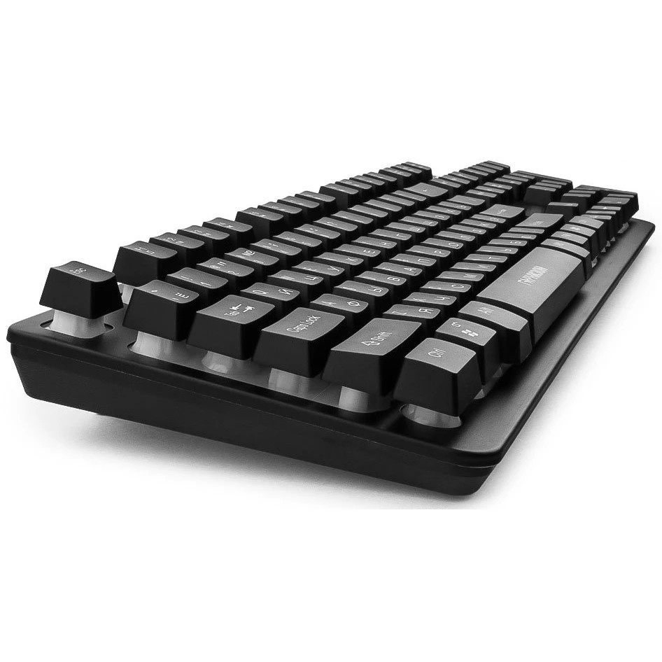 Клавиатура игровая Гарнизон GK-300G, металл, 3 различные подсветки, USB, черный, антифантомные и мех