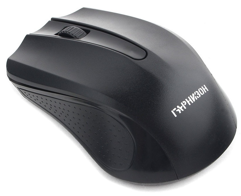 Мышь беспроводная Гарнизон GMW-430 черный, 1200 dpi, радиоканал, USB, кнопки - 3