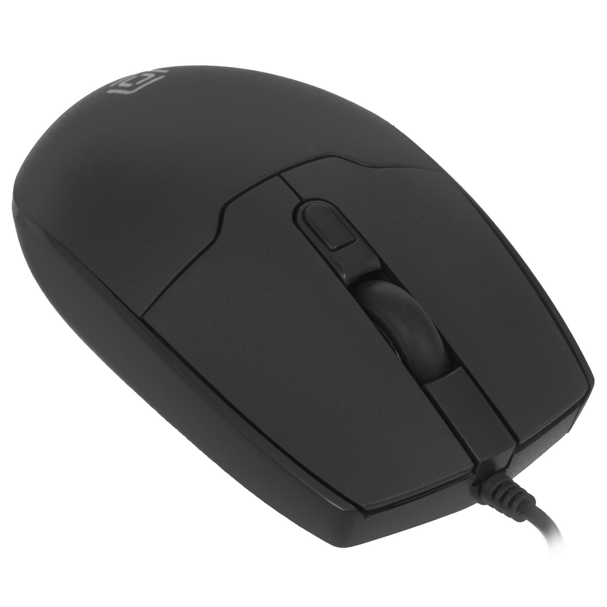 Мышь проводная Oklick 147M черный, 1600 dpi, USB, кнопки - 3