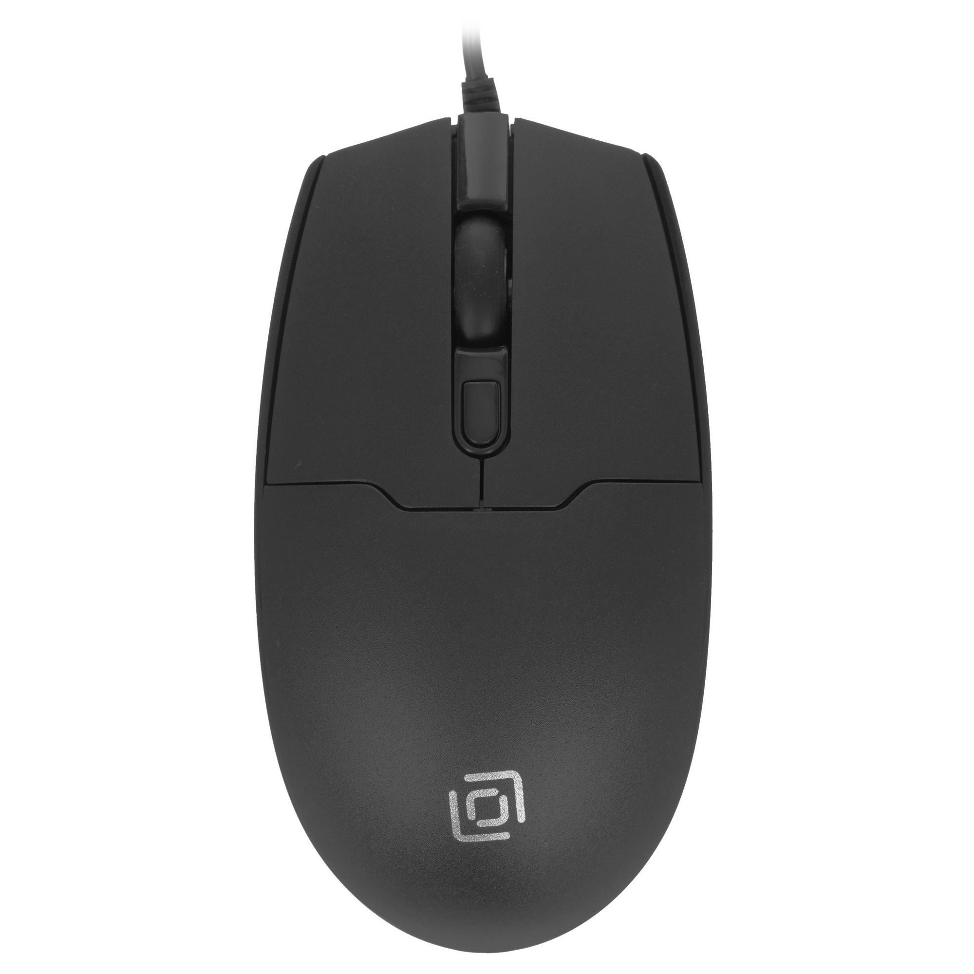 Мышь проводная Oklick 147M черный, 1600 dpi, USB, кнопки - 3