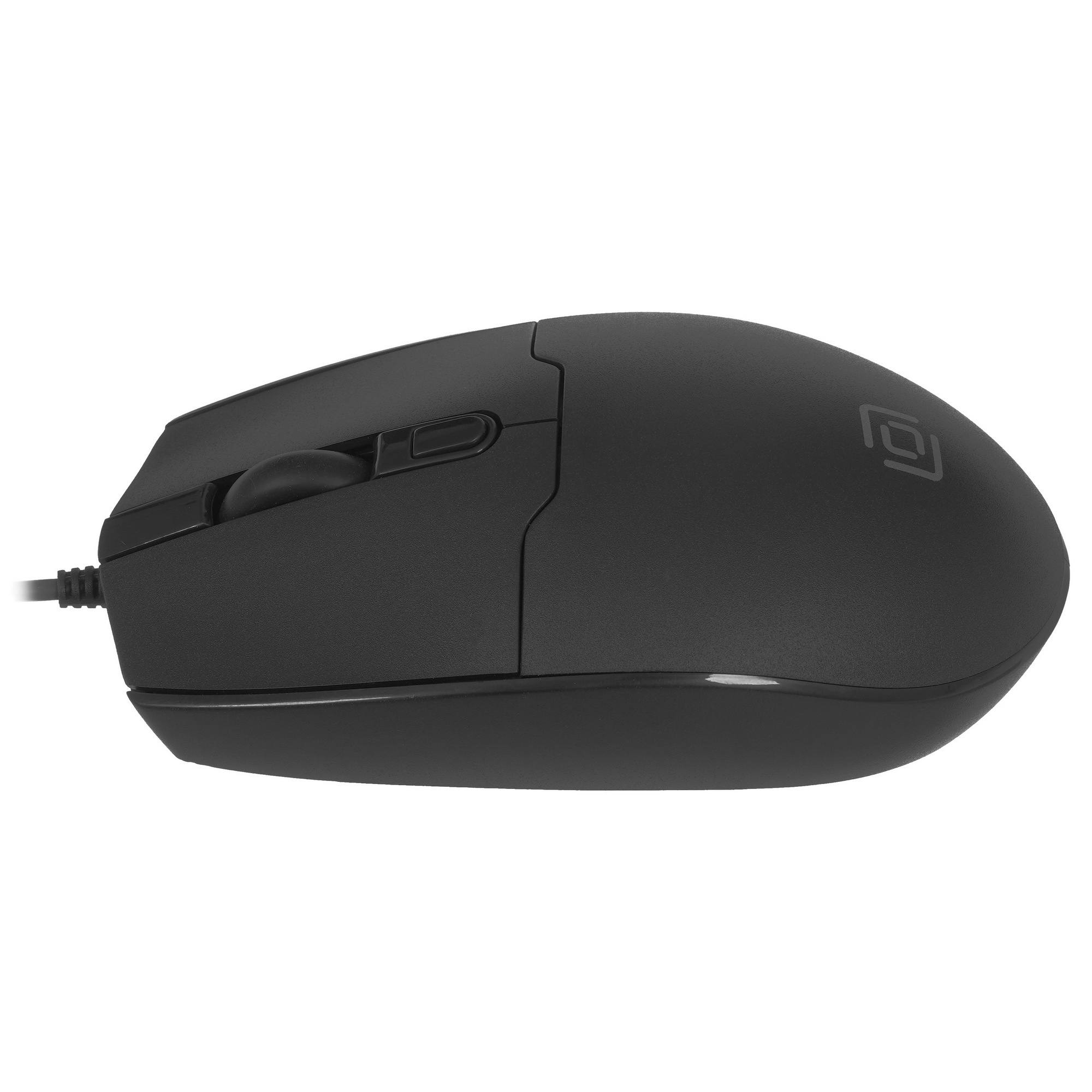 Мышь проводная Oklick 147M черный, 1600 dpi, USB, кнопки - 3