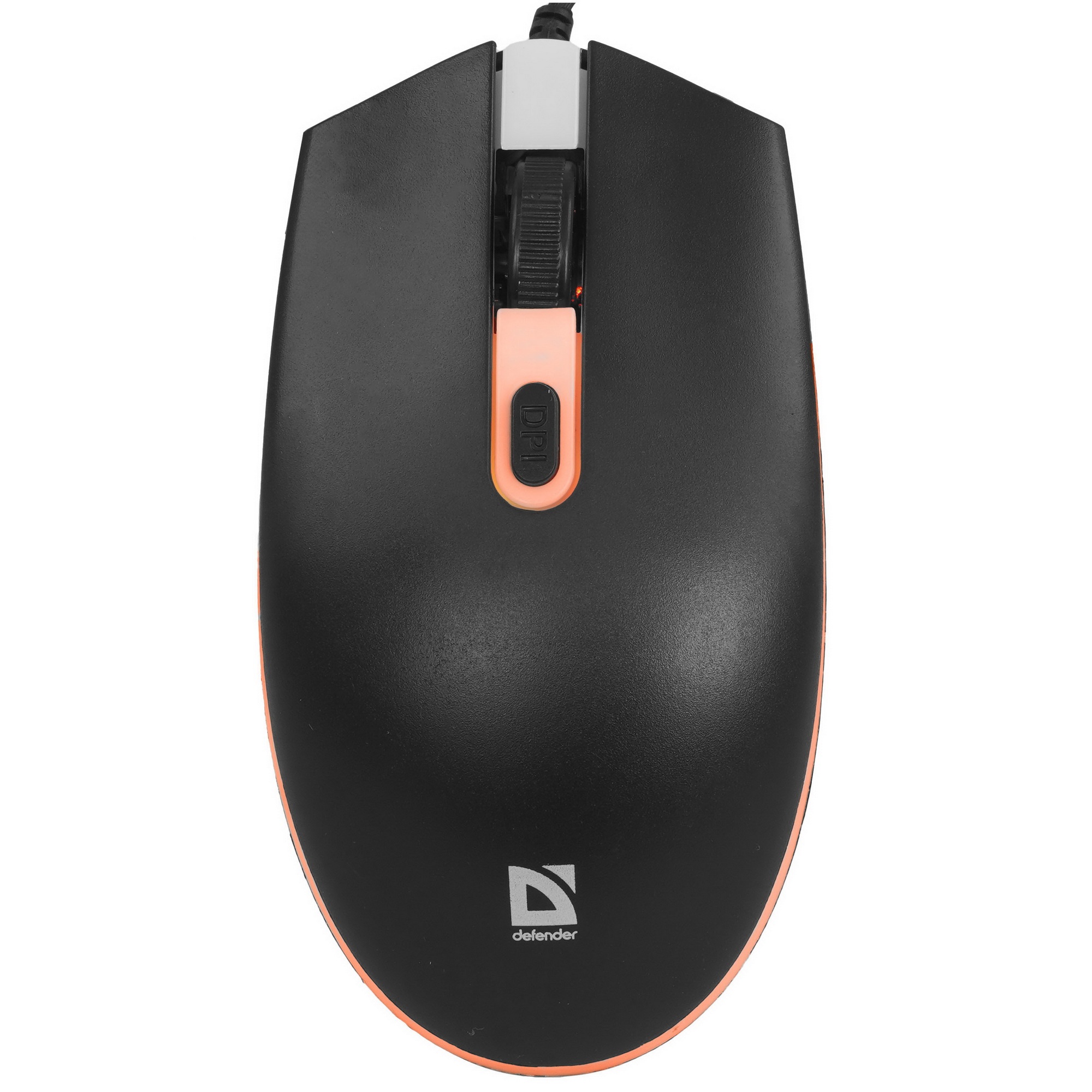 Мышь проводная Defender Dot MB-986 черный, 1600 dpi, USB, кнопки - 4