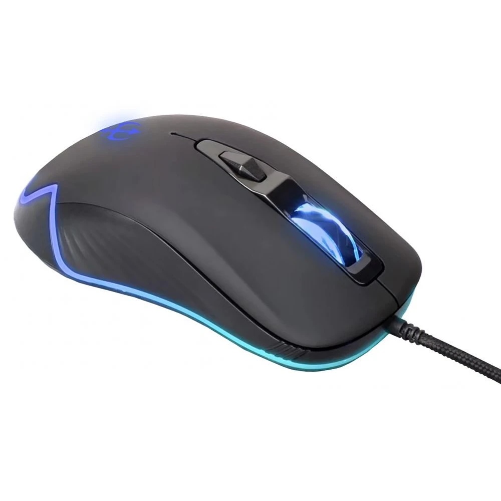 Мышь проводная Oklick 925G STORM черный, 3200 dpi, USB, кнопки - 6