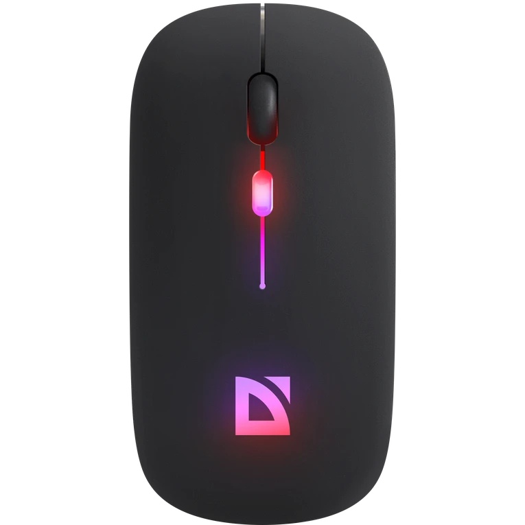 Мышь беспроводная Defender Touch MM-997 черный, 1600 dpi, радиоканал, Bluetooth, USB, кнопки - 4