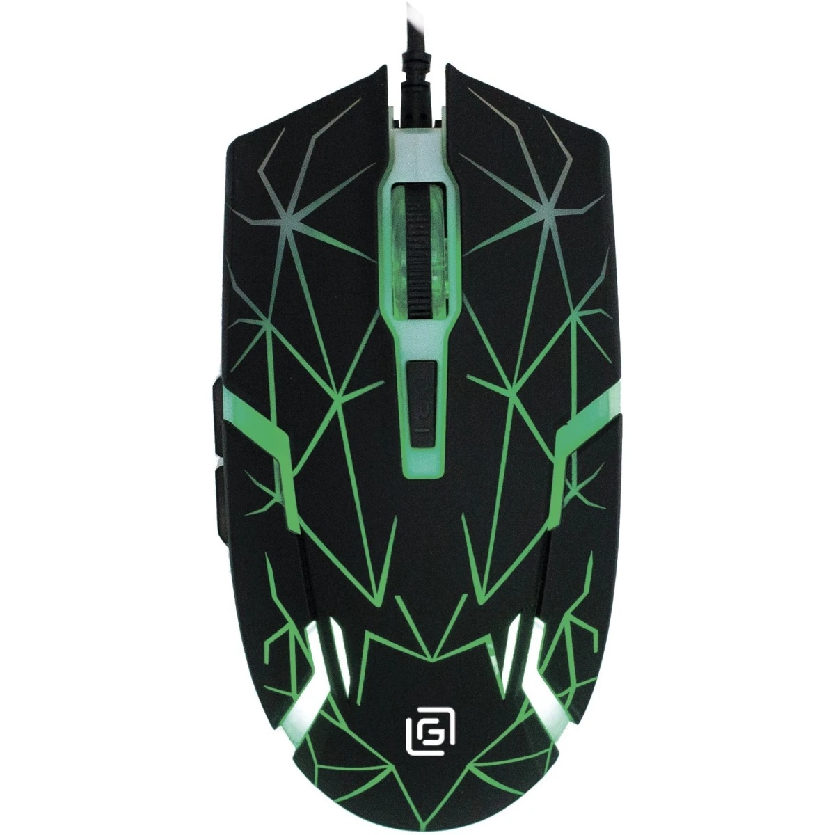 Мышь проводная Oklick 701G черный, 3600 dpi, USB, кнопки - 6