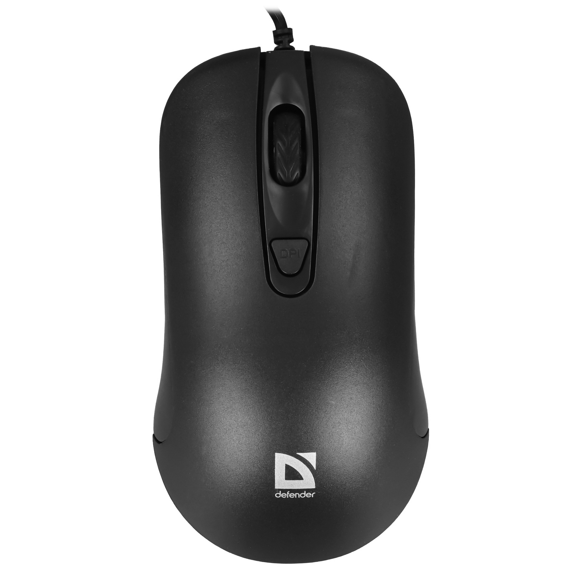 Мышь проводная Defender Classic MB-230 черный, 1600 dpi, USB, кнопки - 4