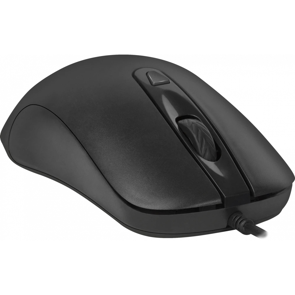 Мышь проводная Defender Classic MB-230 черный, 1600 dpi, USB, кнопки - 4