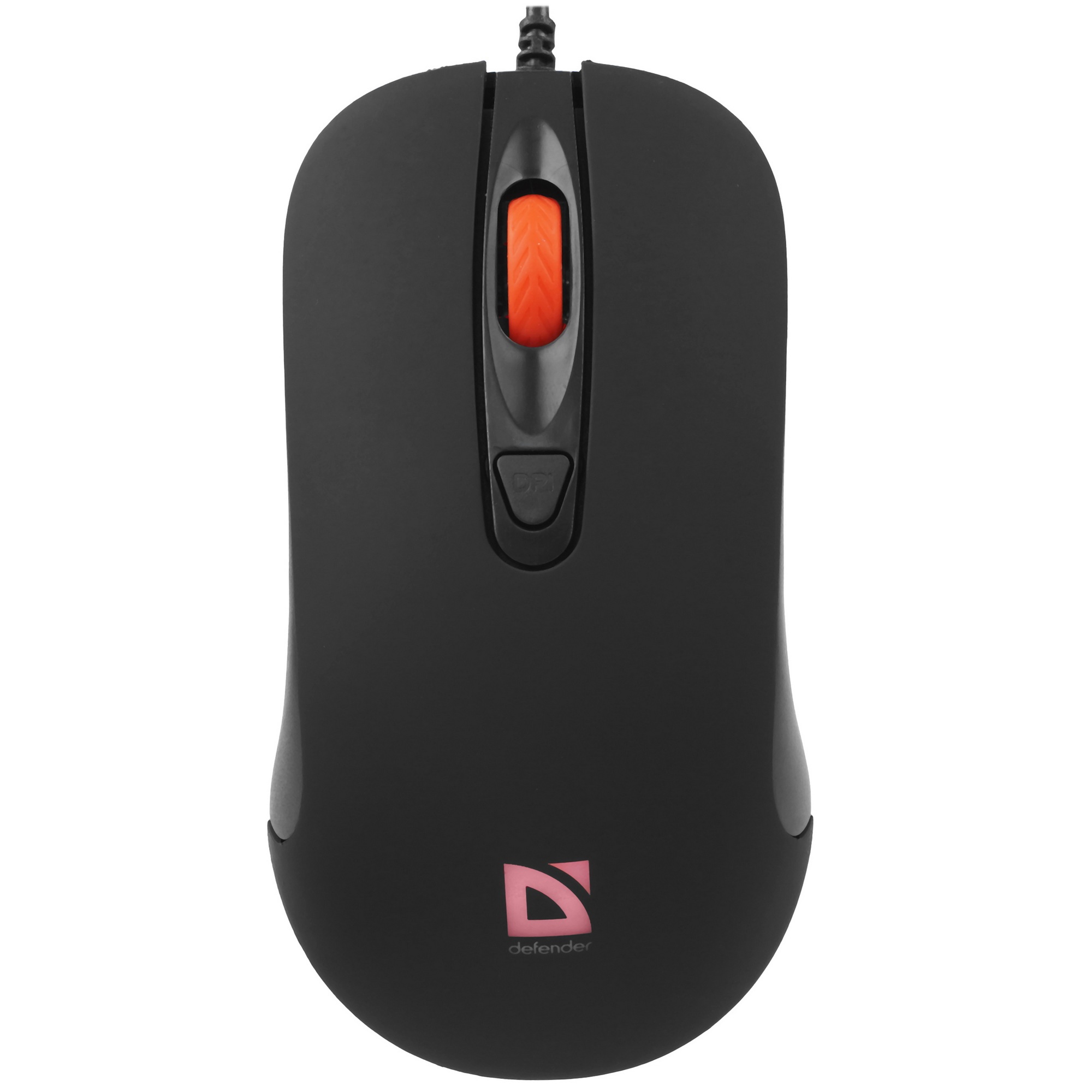 Мышь проводная Defender Ultra Classic MB-280 черный, 1200 dpi, USB, кнопки - 4