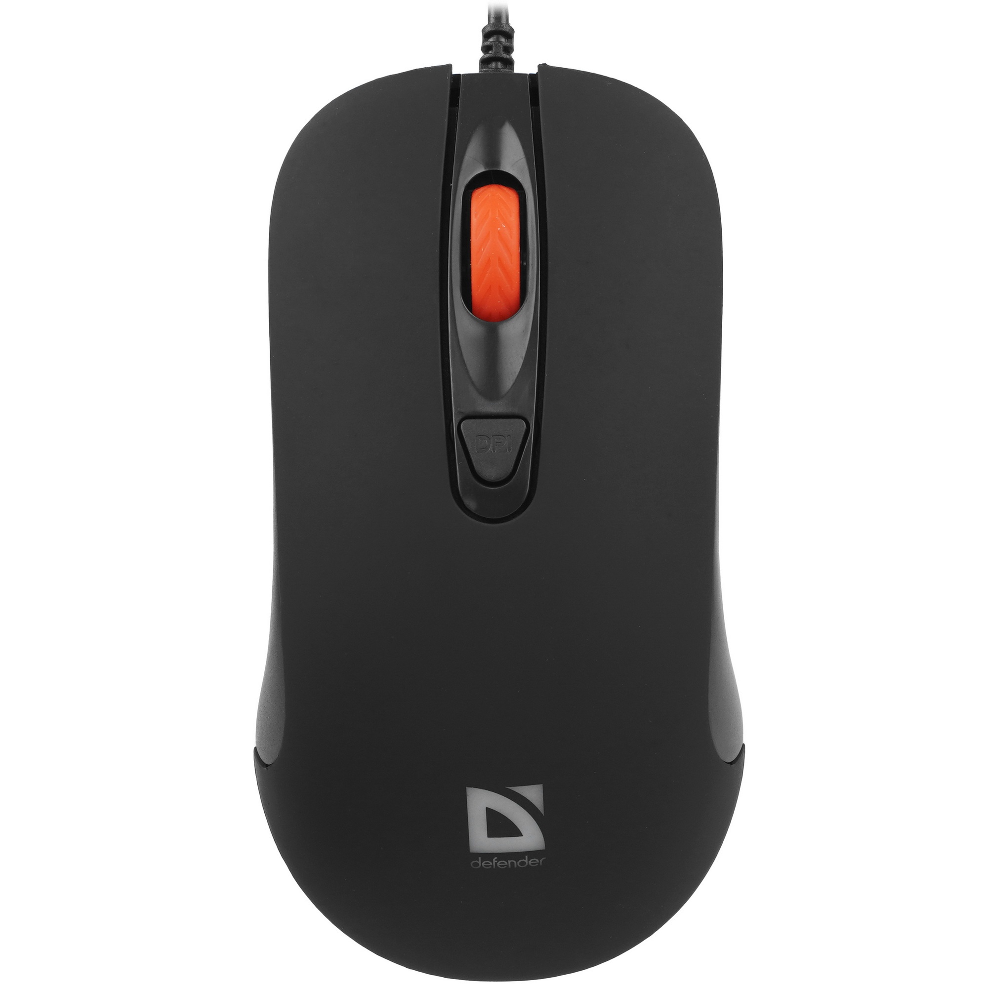 Мышь проводная Defender Ultra Classic MB-280 черный, 1200 dpi, USB, кнопки - 4