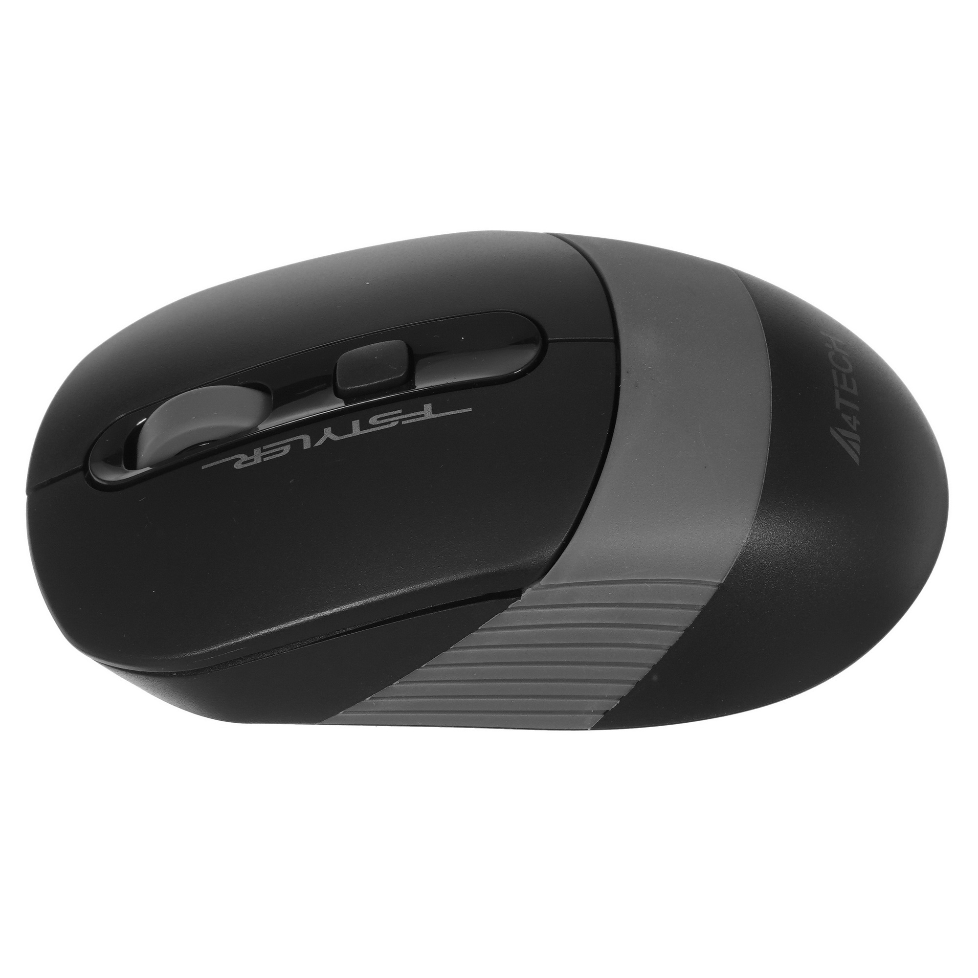 Мышь беспроводная A4Tech Fstyler FG10S черный/серый, 2000 dpi, радиоканал, USB, кнопки - 4