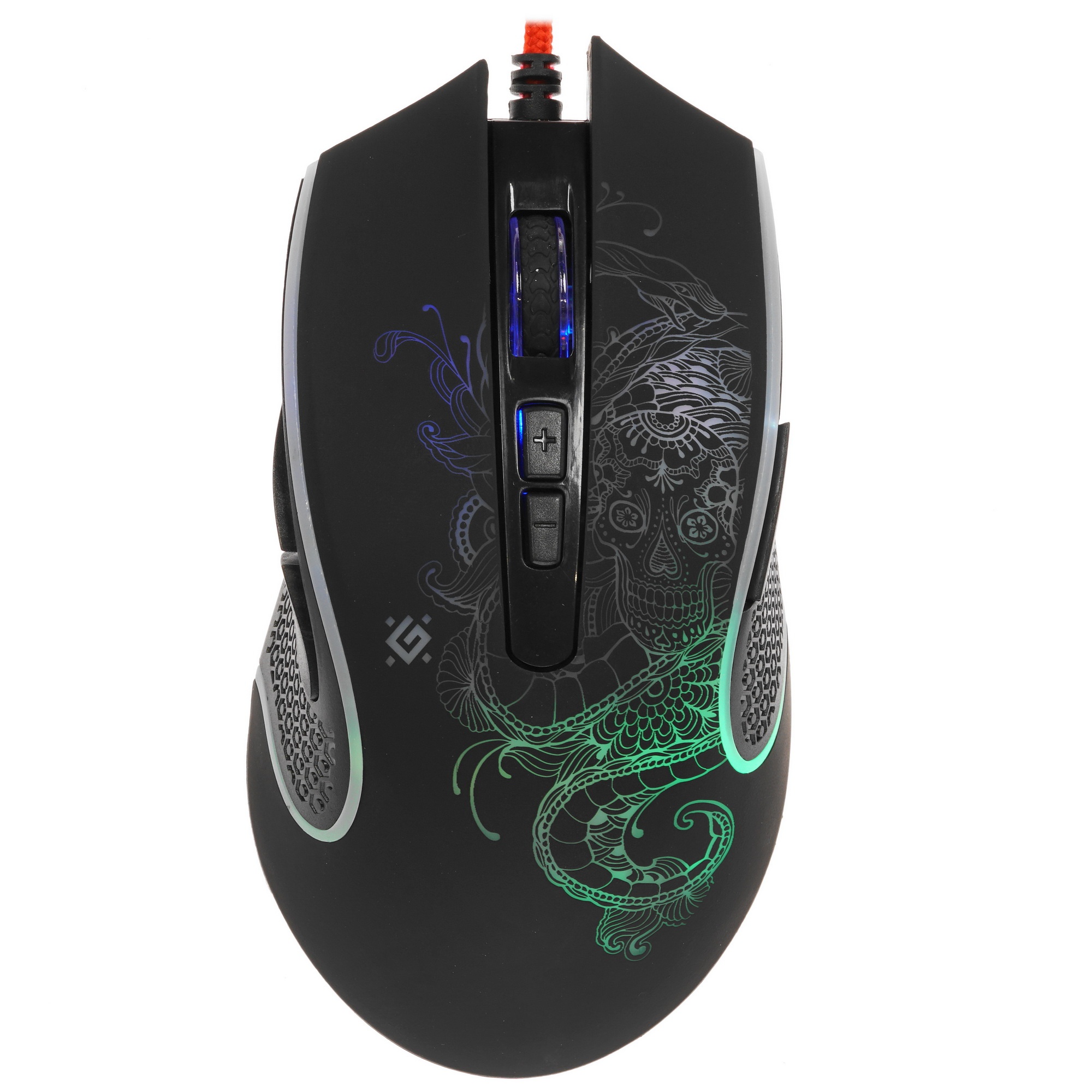 Мышь проводная Defender Venom GM-640L черный, 3200 dpi, USB, кнопки - 8