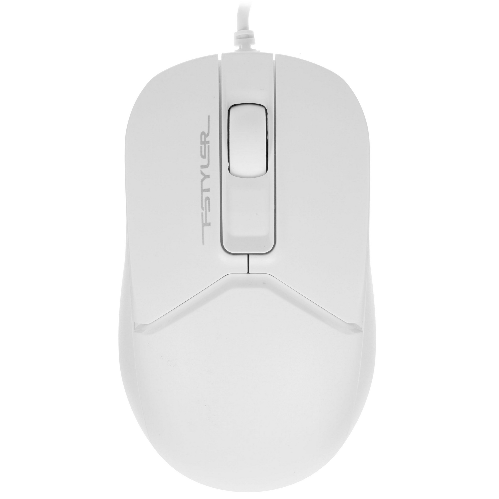 Мышь проводная A4Tech Fstyler FM12S белый, 1200 dpi, USB, кнопки - 3