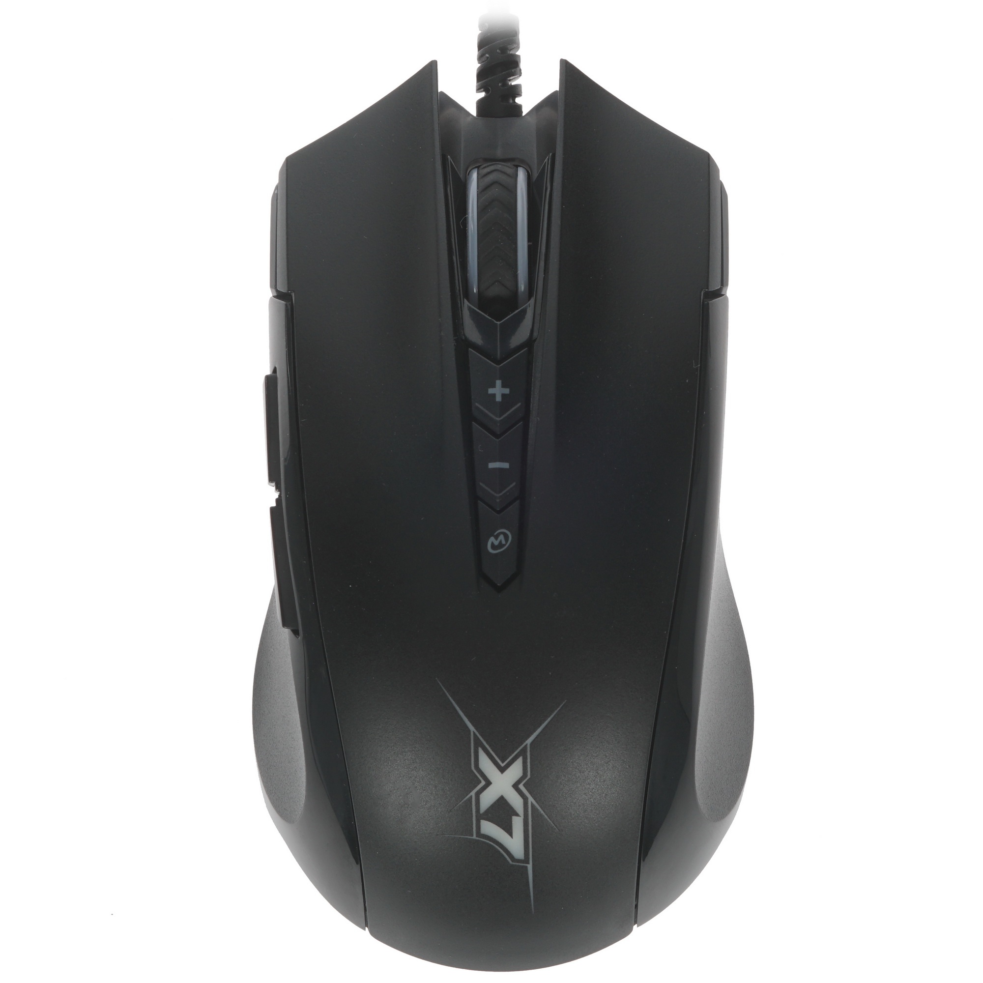 Мышь проводная A4Tech X89 черный, 2400 dpi, USB, кнопки - 8