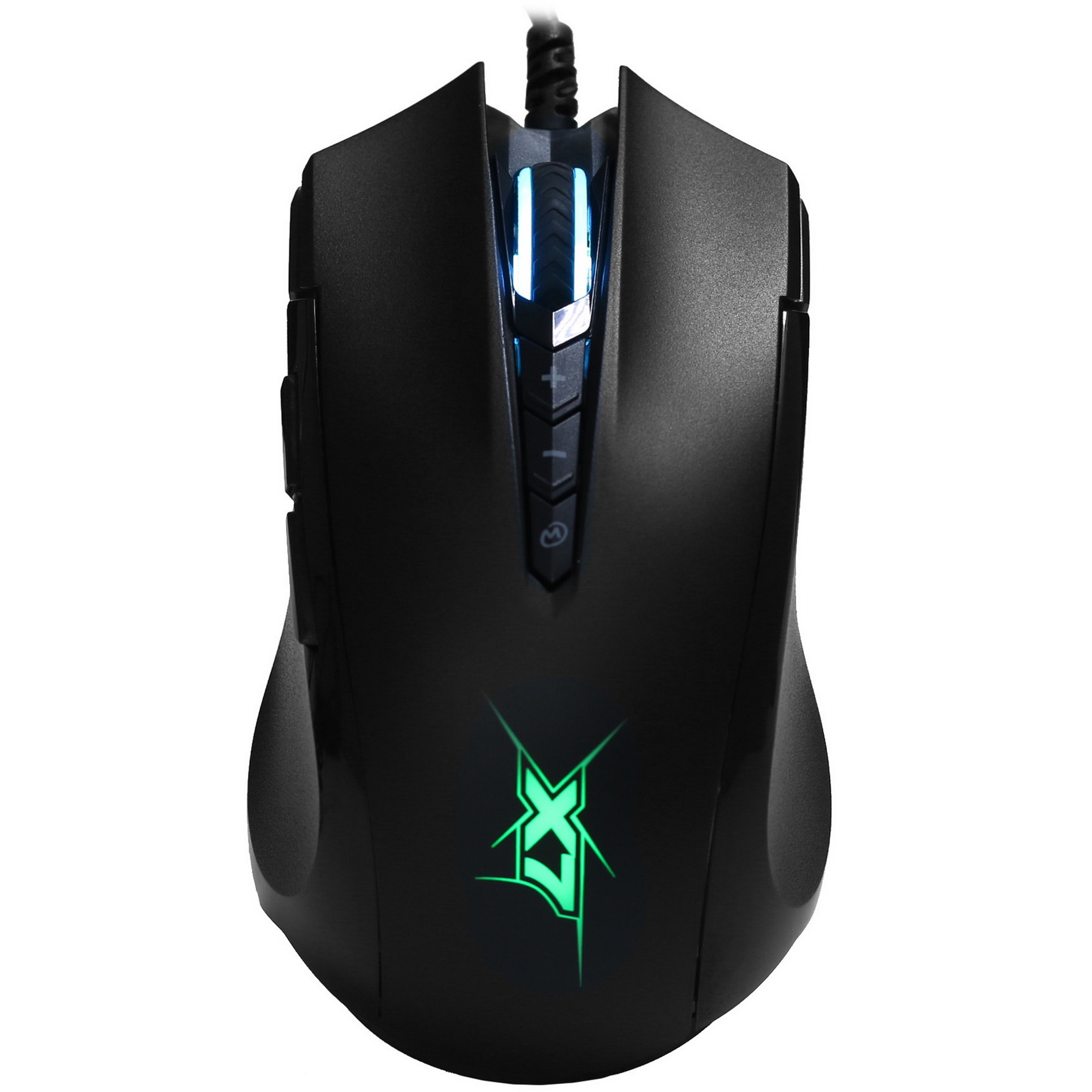 Мышь проводная A4Tech X89 черный, 2400 dpi, USB, кнопки - 8