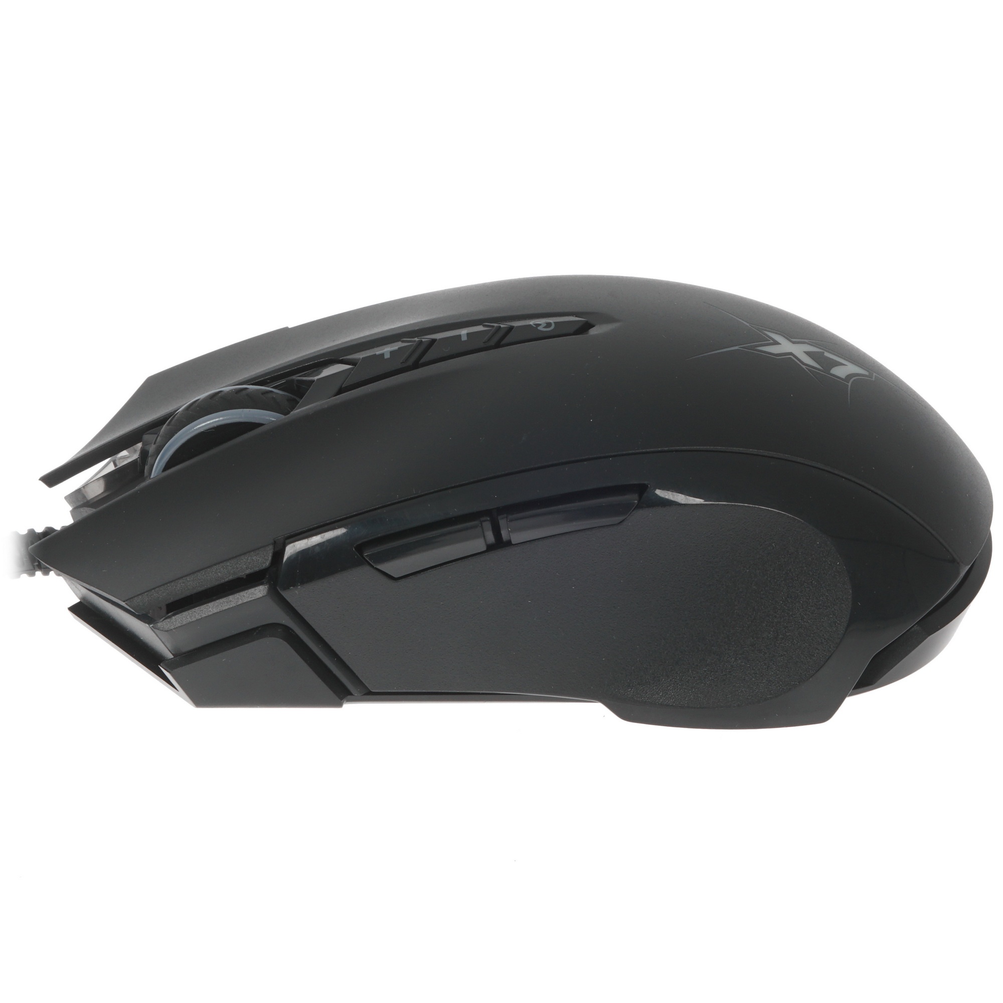 Мышь проводная A4Tech X89 черный, 2400 dpi, USB, кнопки - 8