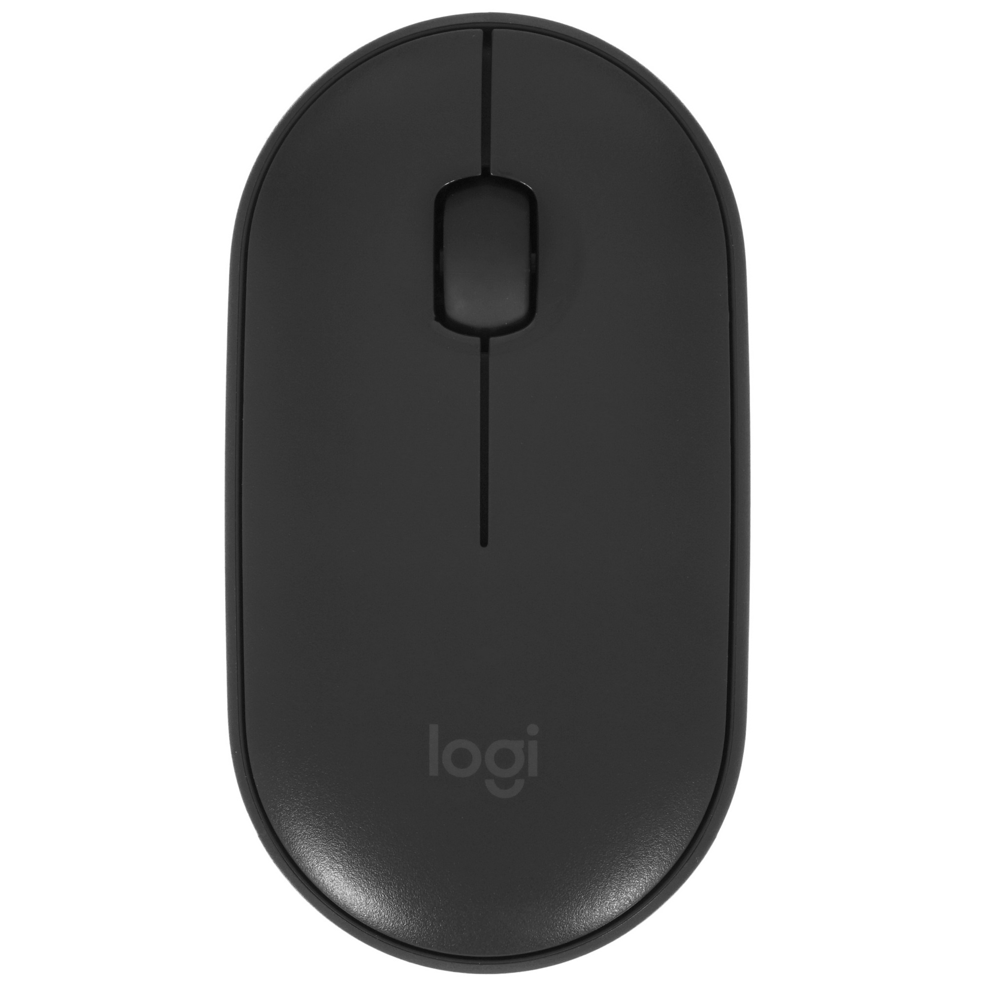 Мышь беспроводная Logitech Pebble M350 графитовый, 1000 dpi, радиоканал, Bluetooth, USB, кнопки - 3