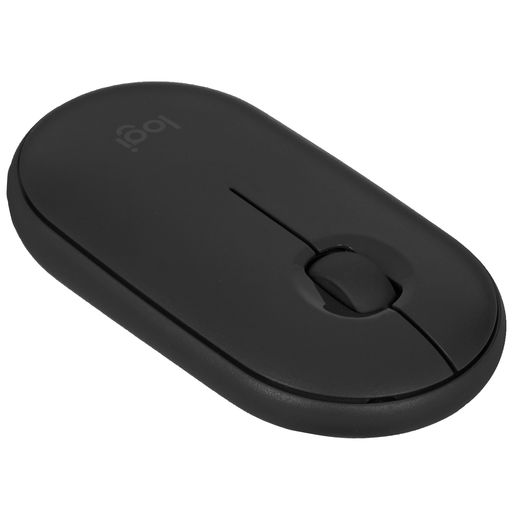 Мышь беспроводная Logitech Pebble M350 графитовый, 1000 dpi, радиоканал, Bluetooth, USB, кнопки - 3