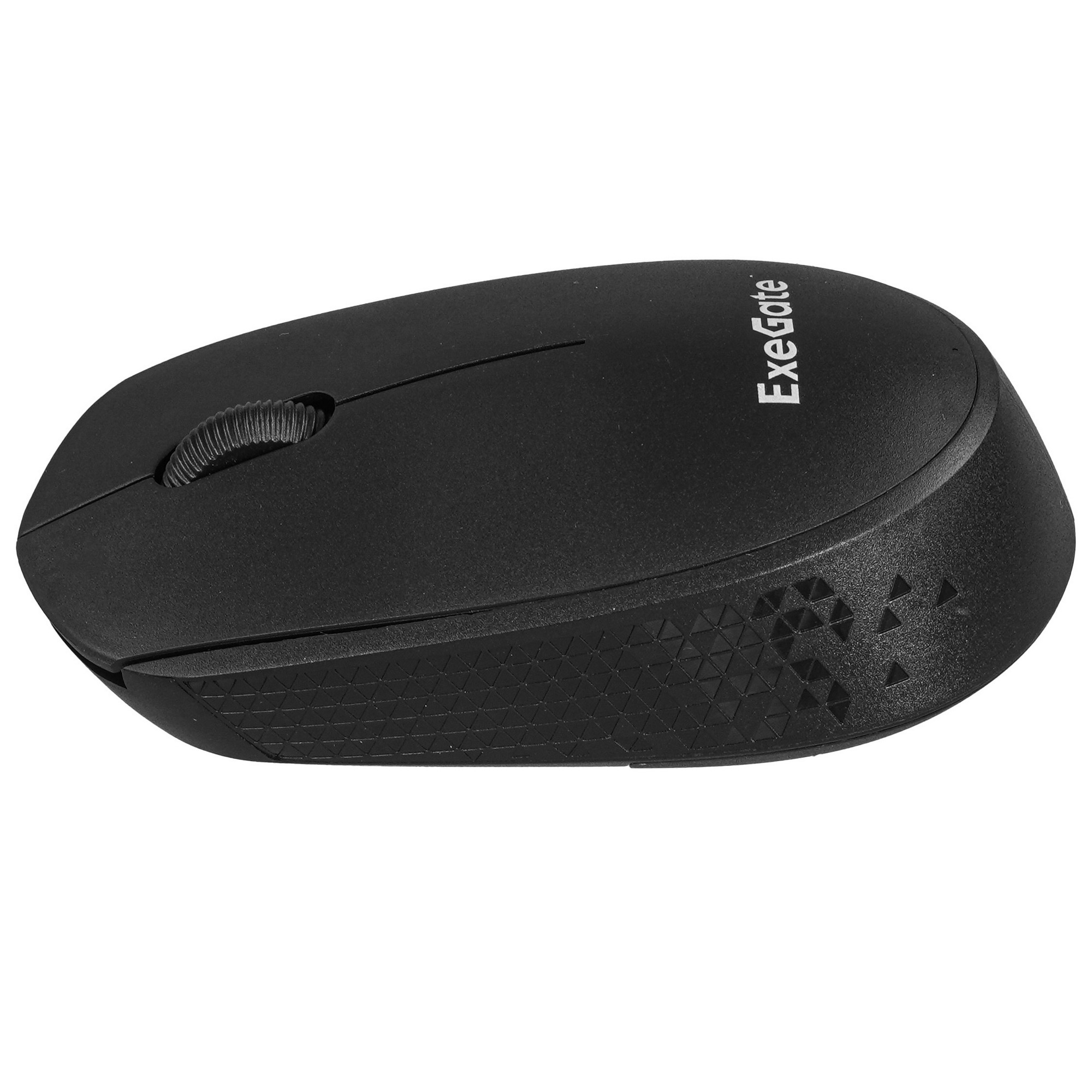 Мышь беспроводная ExeGate Professional Standard SR-9038 черный, 1200 dpi, радиоканал, USB, кнопки -