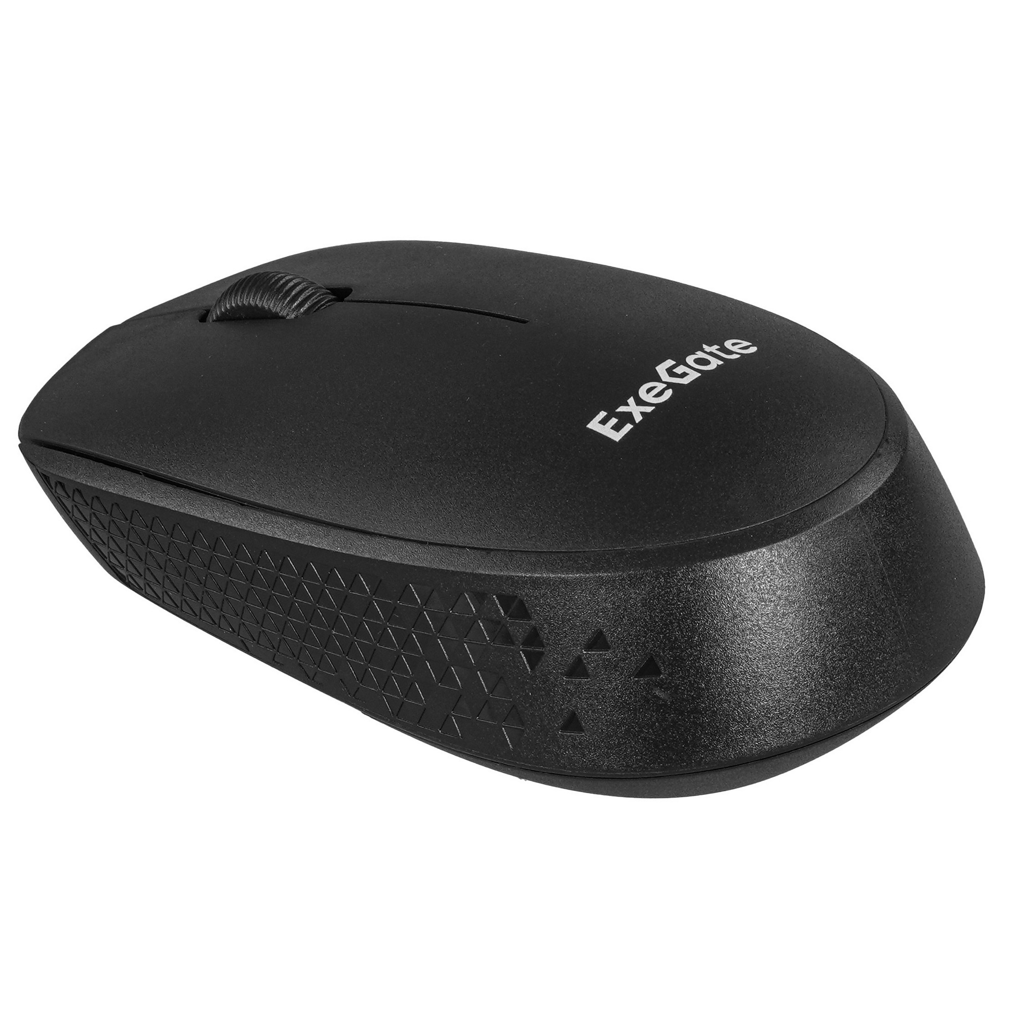 Мышь беспроводная ExeGate Professional Standard SR-9038 черный, 1200 dpi, радиоканал, USB, кнопки -