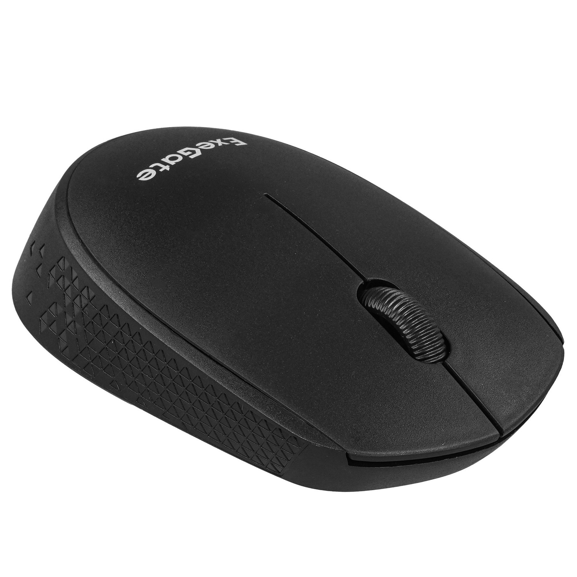 Мышь беспроводная ExeGate Professional Standard SR-9038 черный, 1200 dpi, радиоканал, USB, кнопки -