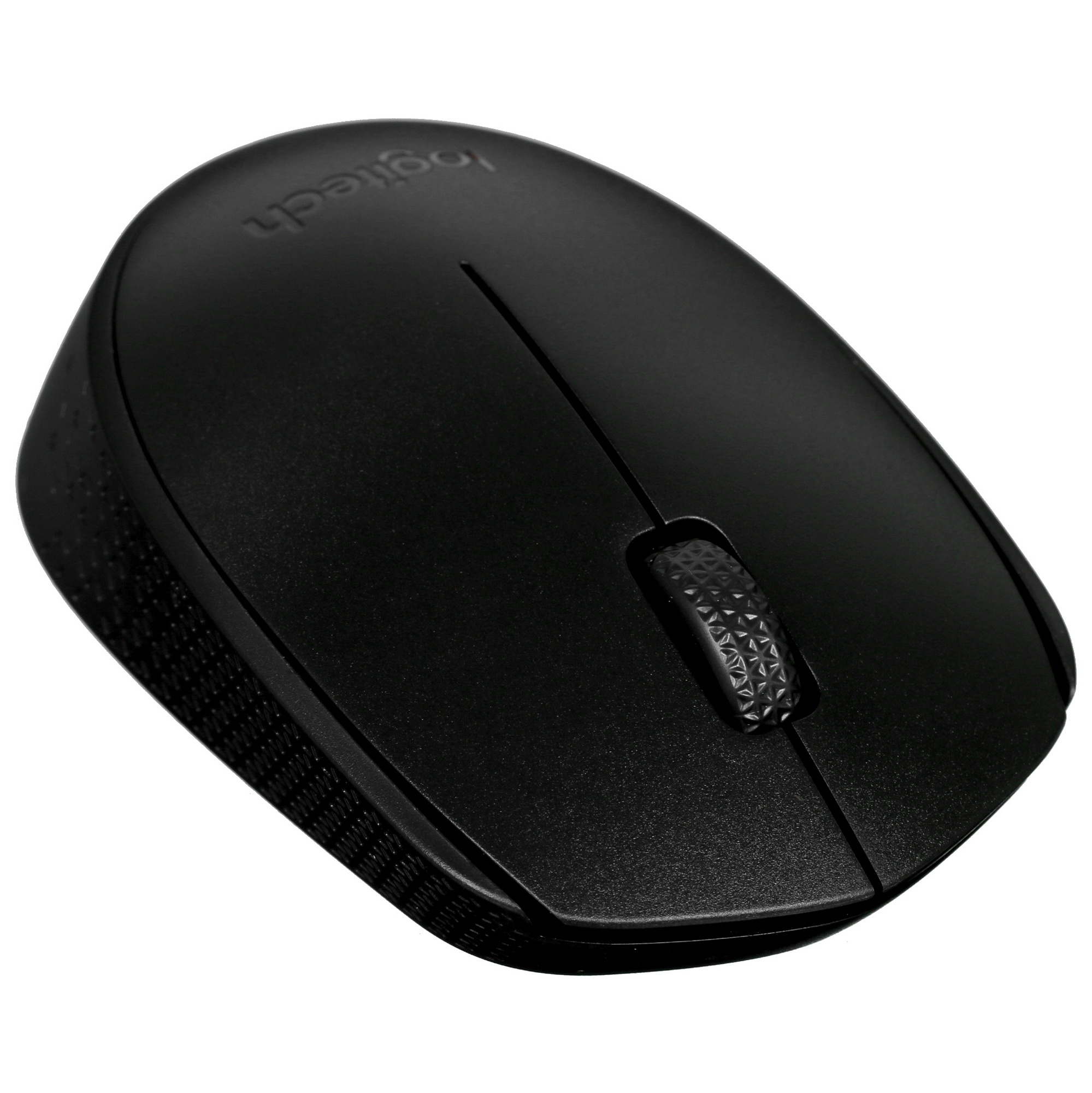 Мышь беспроводная Logitech B170 черный, 1000 dpi, радиоканал, USB, кнопки - 3